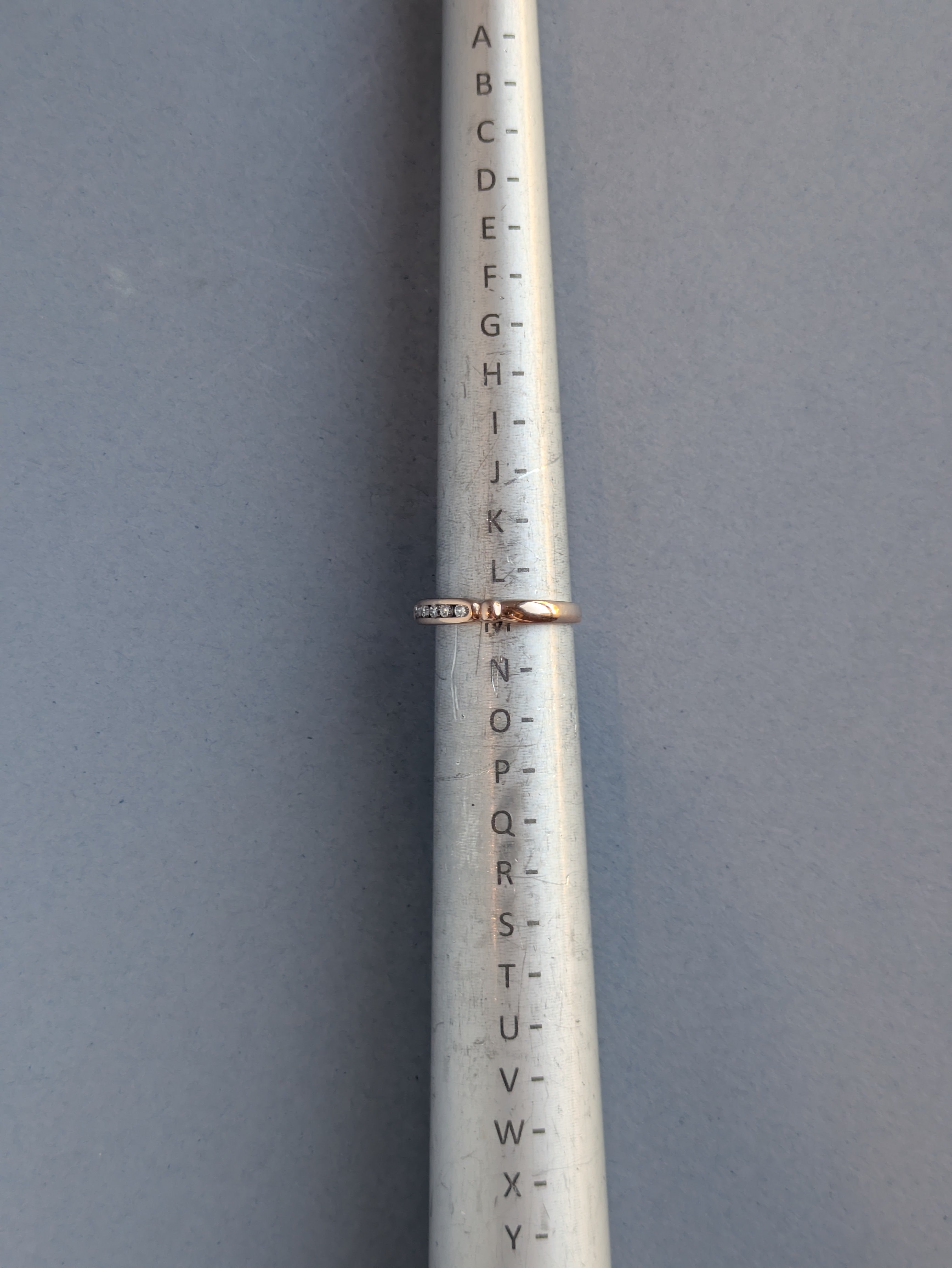 Rose Gold Diamond Band