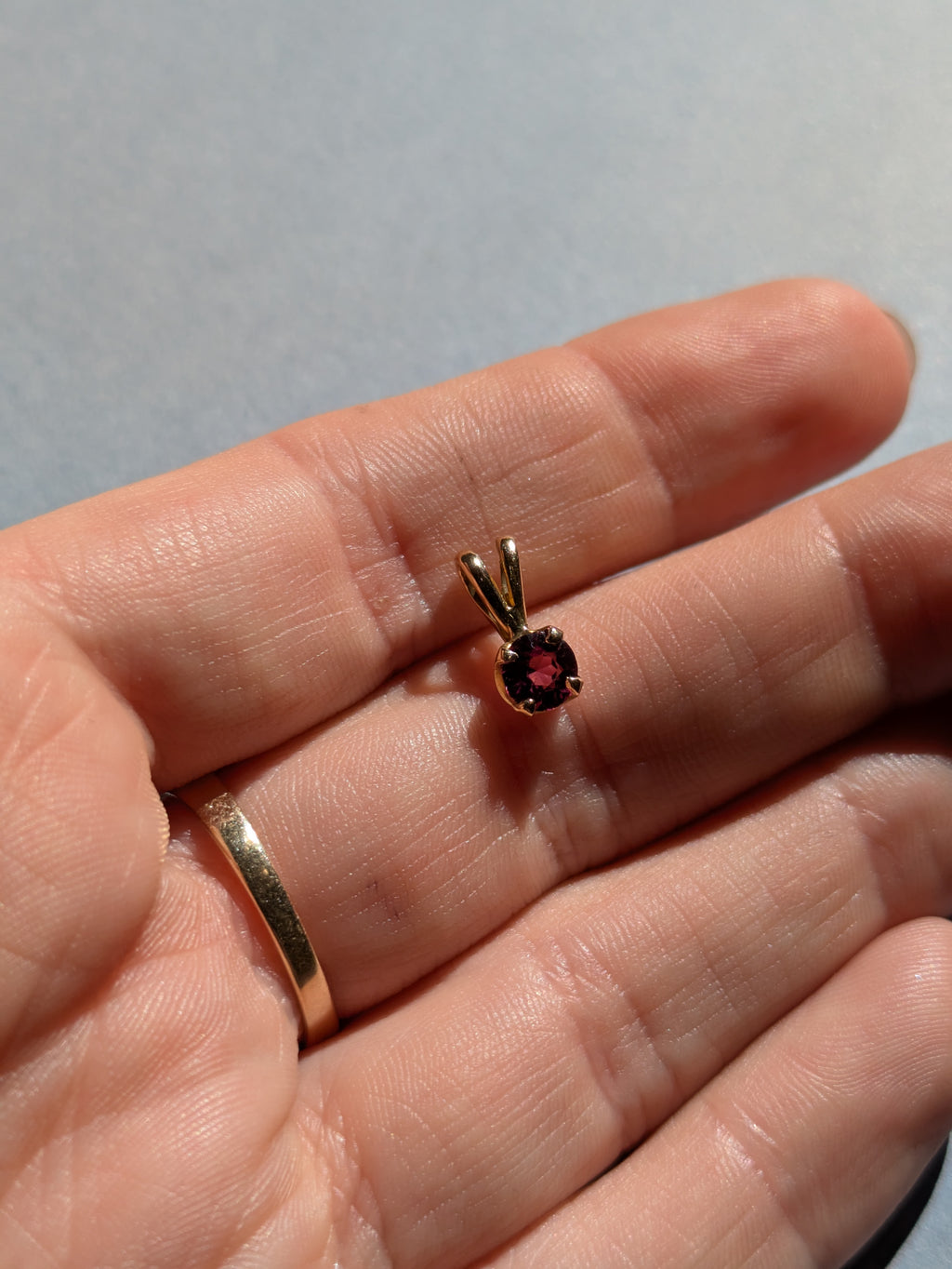 Pink Gemstone Pendant