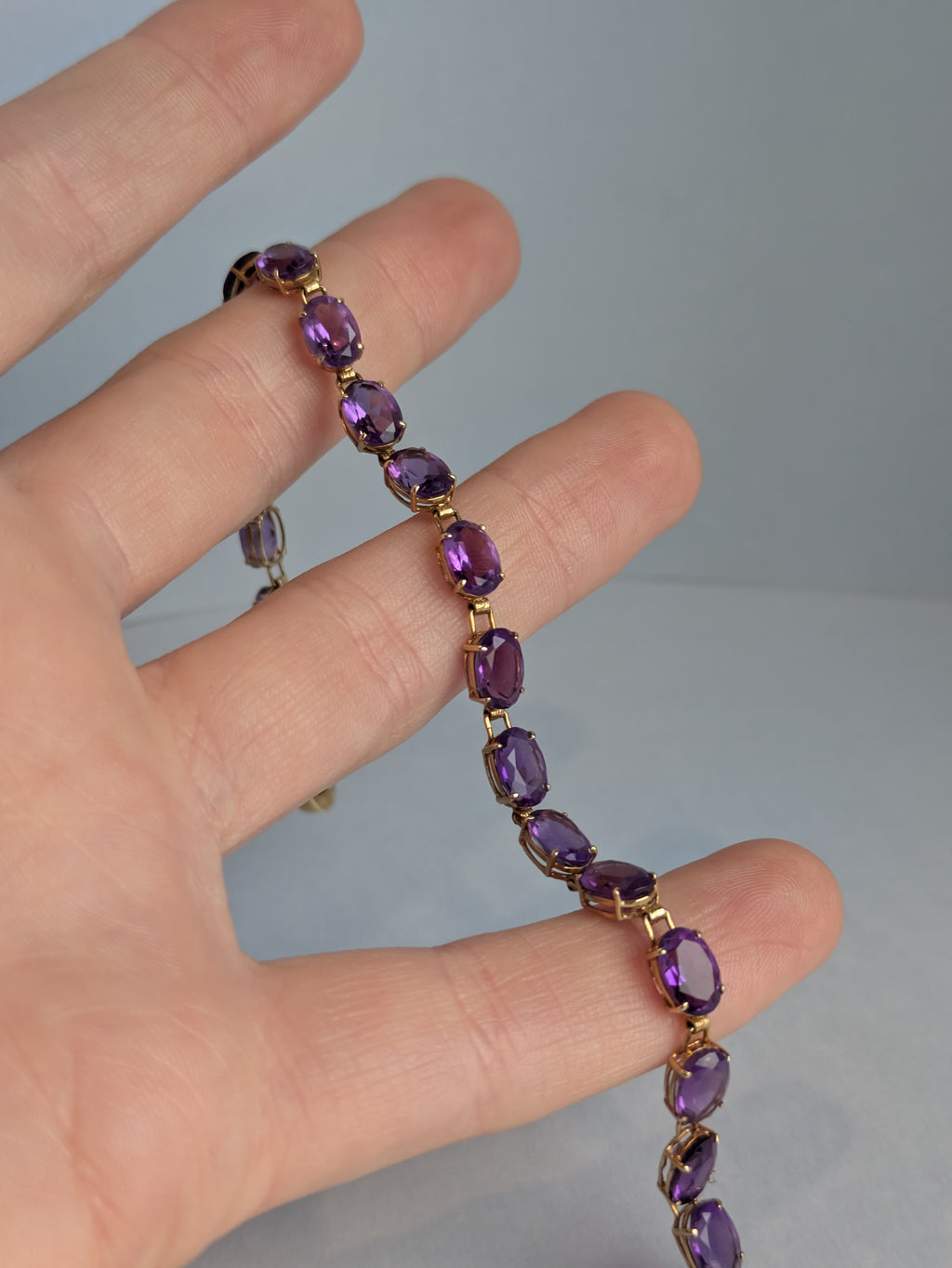 Amethyst Tennis Bracelet