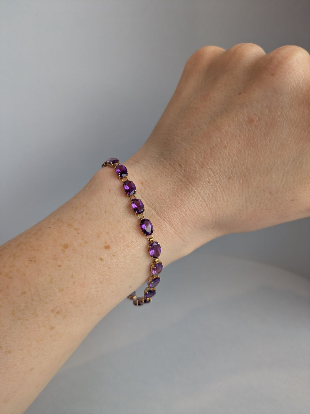 Amethyst Tennis Bracelet