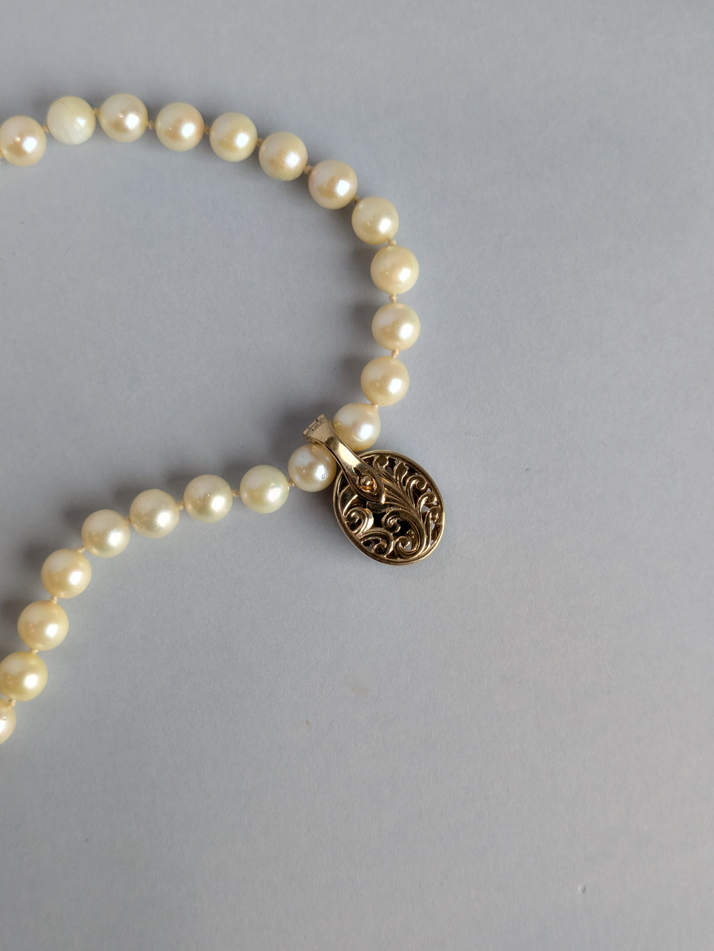 Oval Garnet Enhancer Pendant