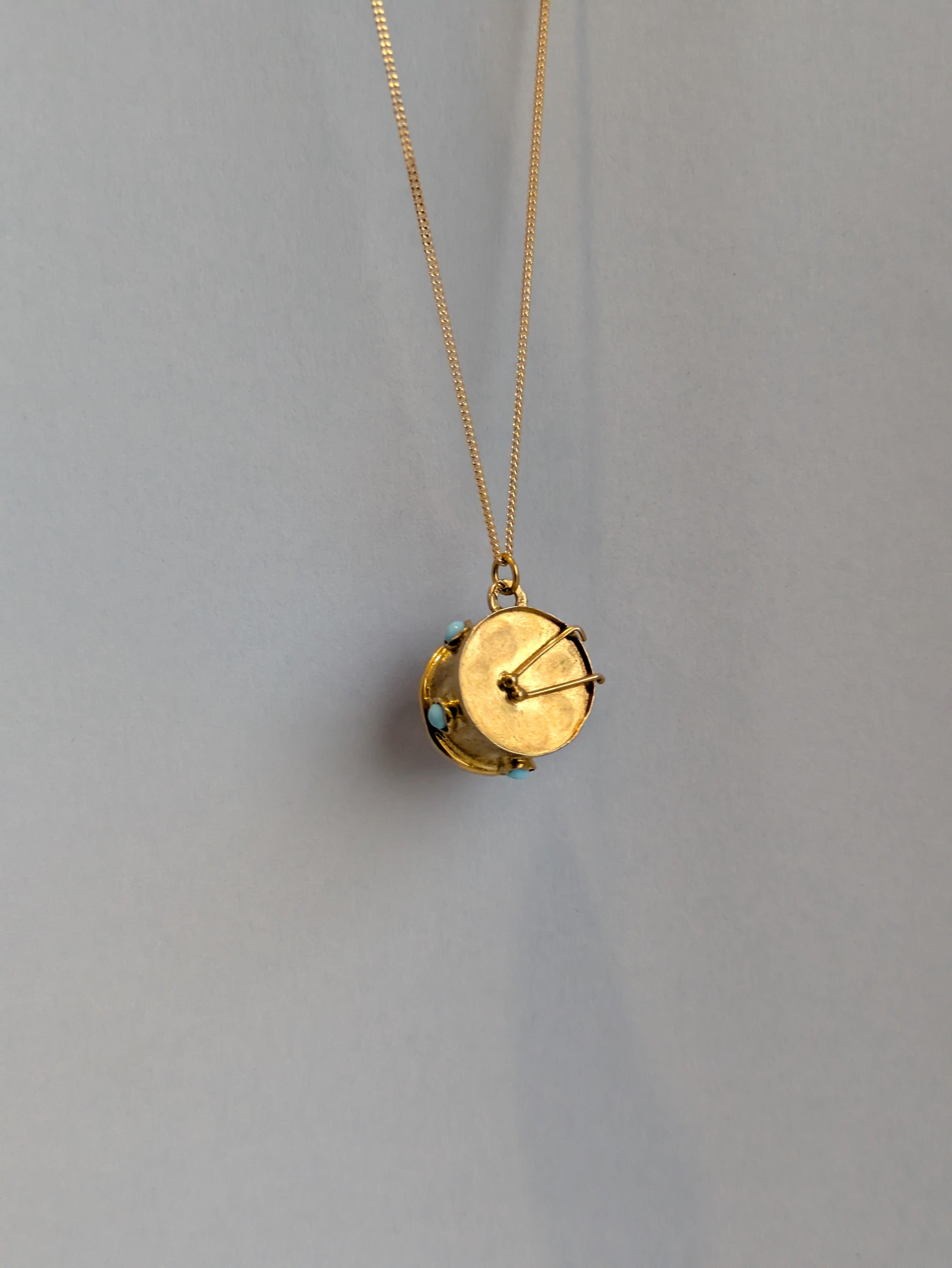 Turquoise Drummer Pendant