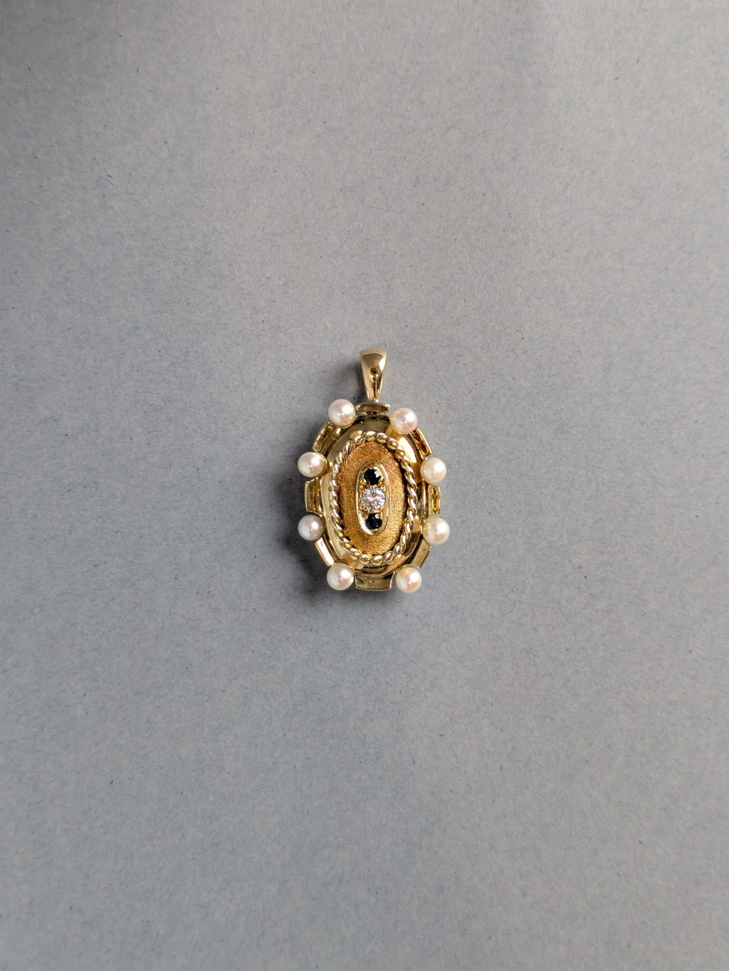 Pearl and Sapphire Pendant