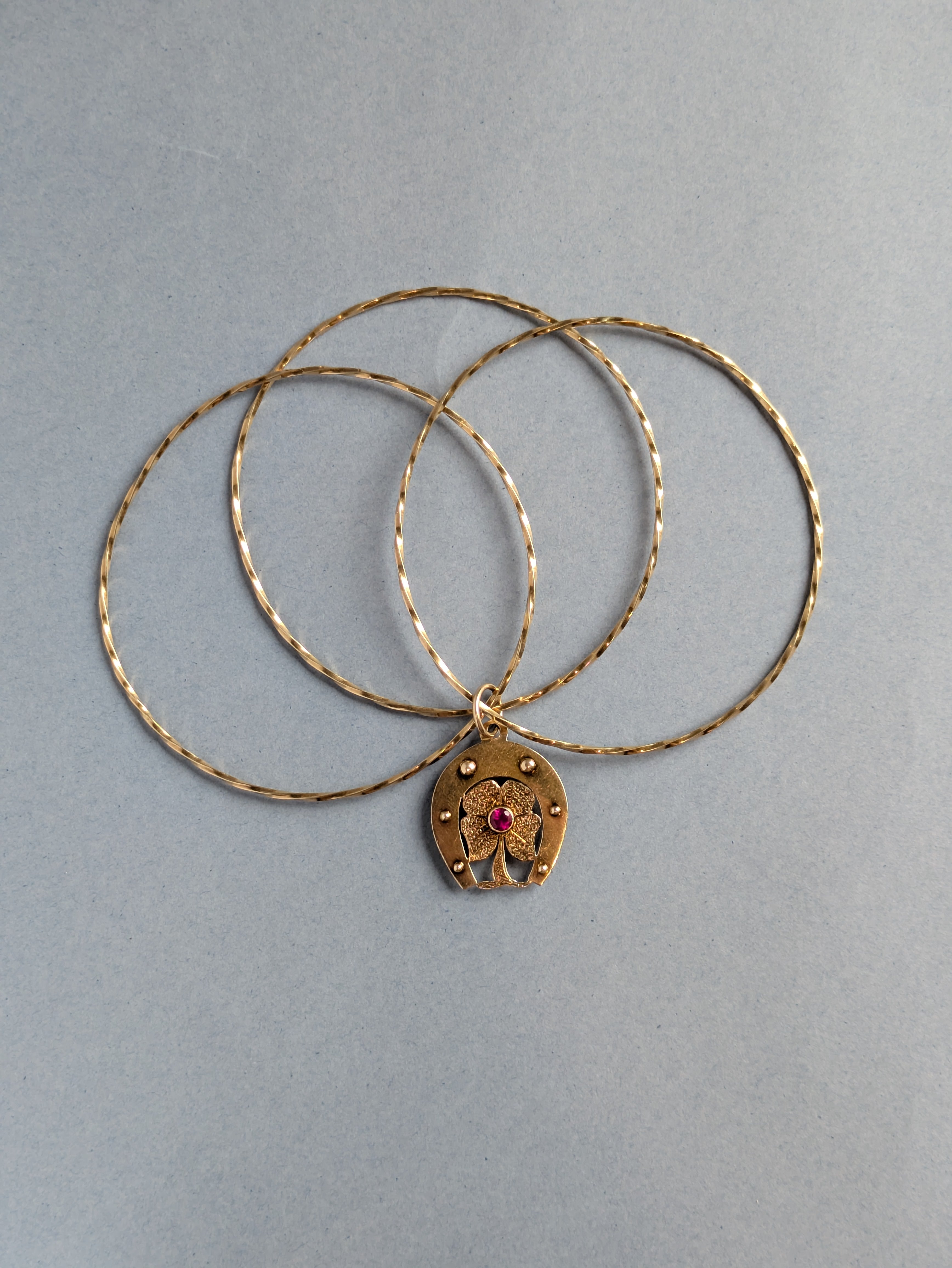 Lucky Triplet Bangle