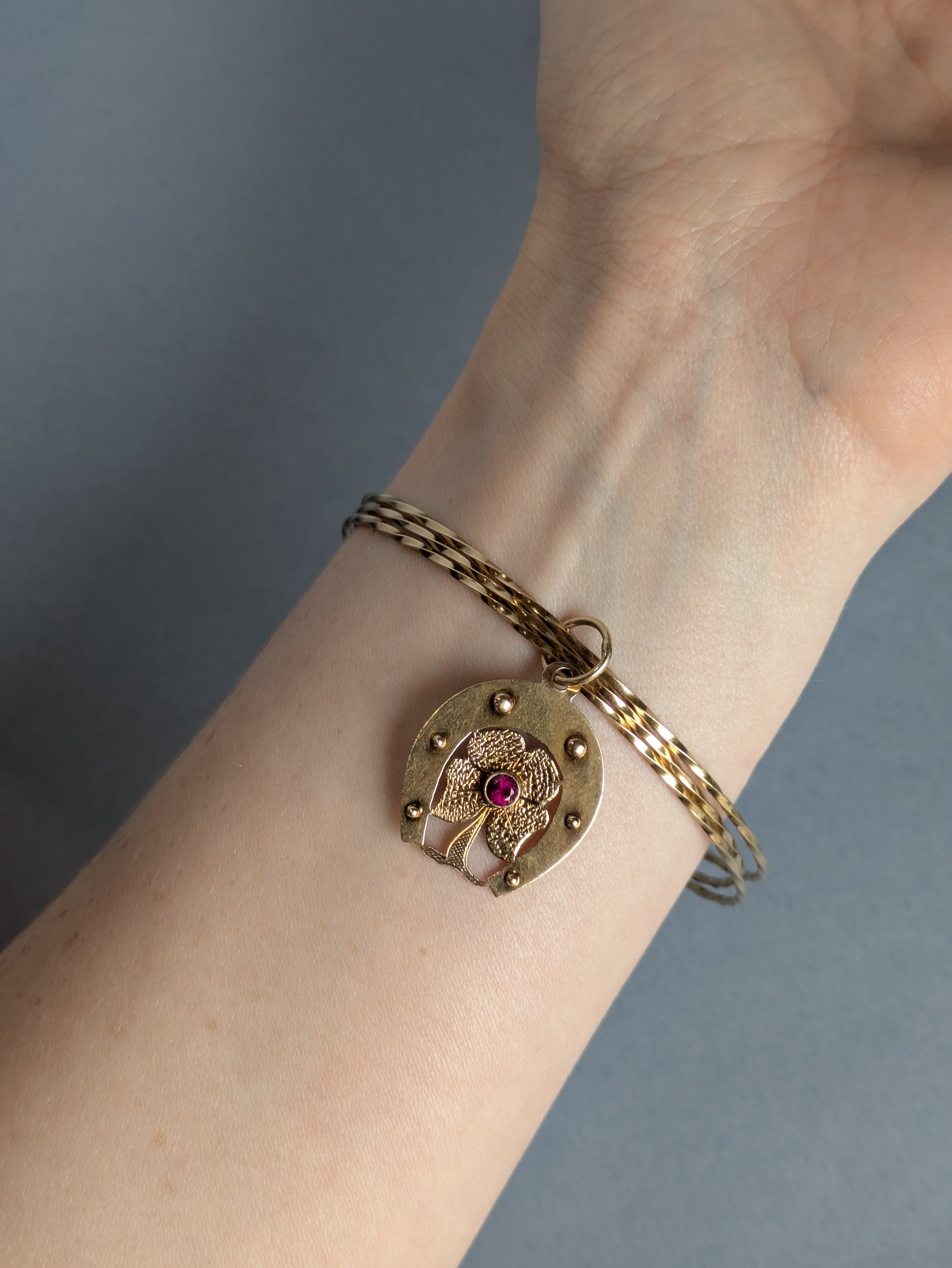 Lucky Triplet Bangle