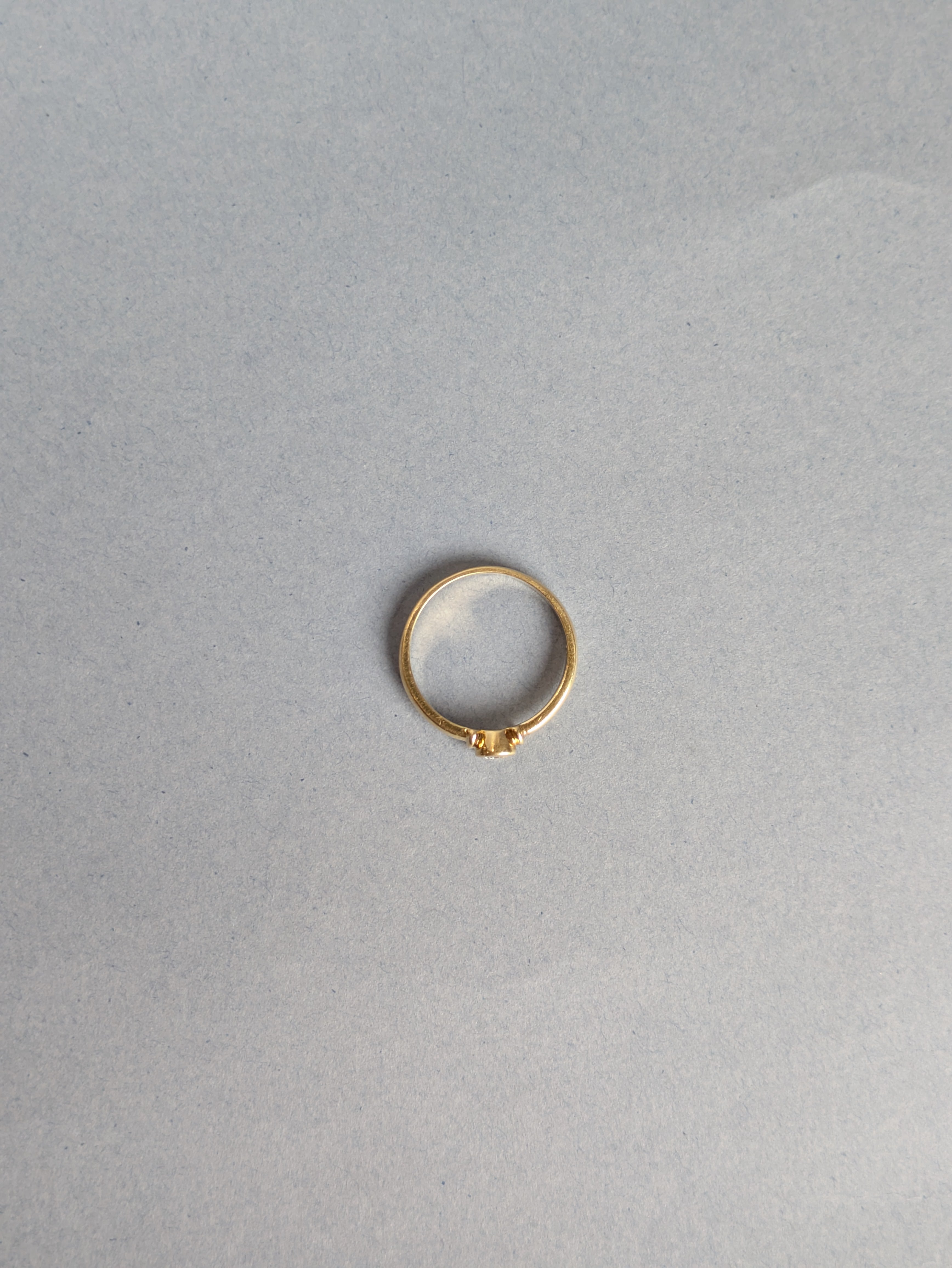 18ct Bezel Diamond Solitaire