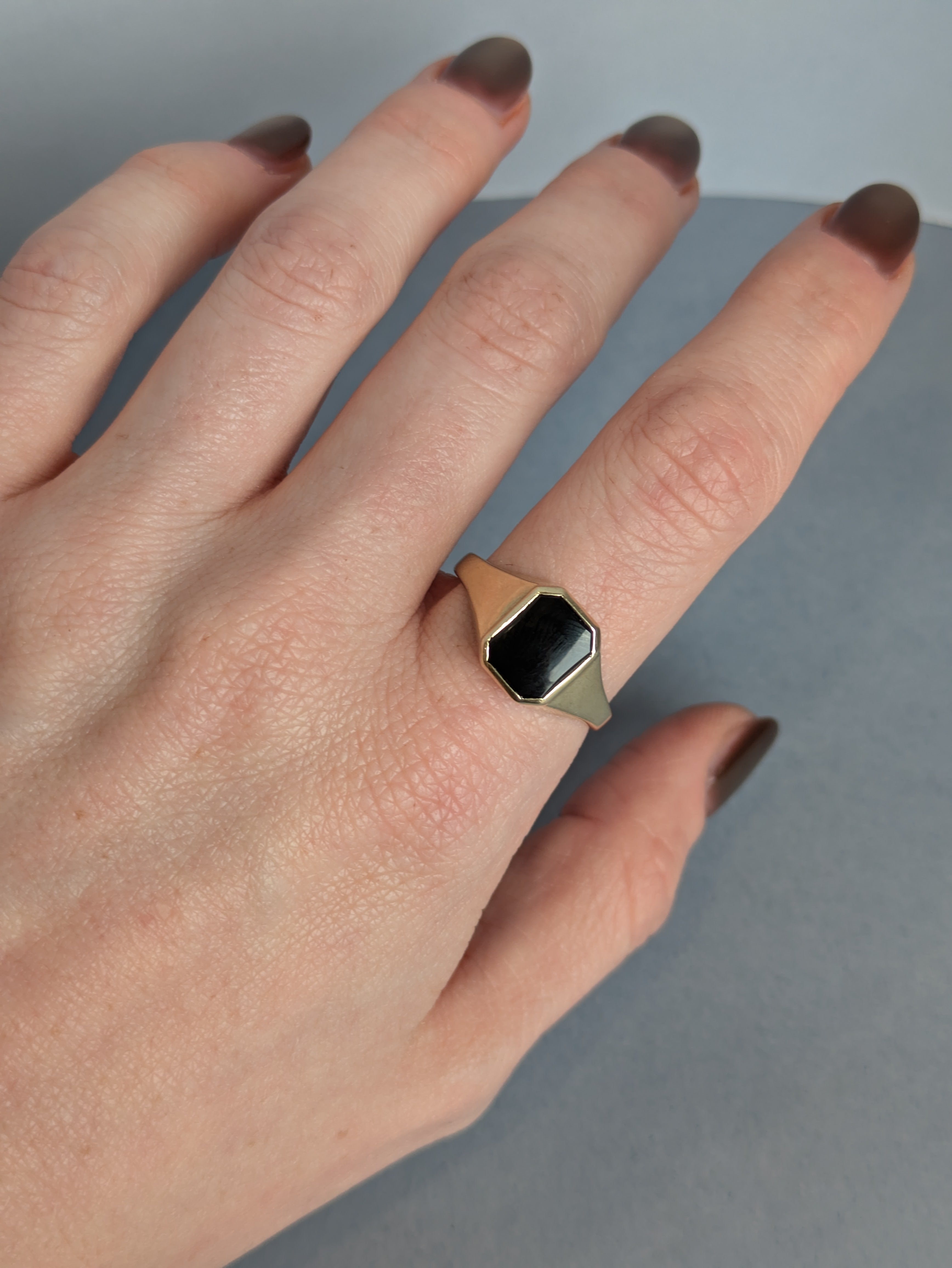 Onyx Signet ring