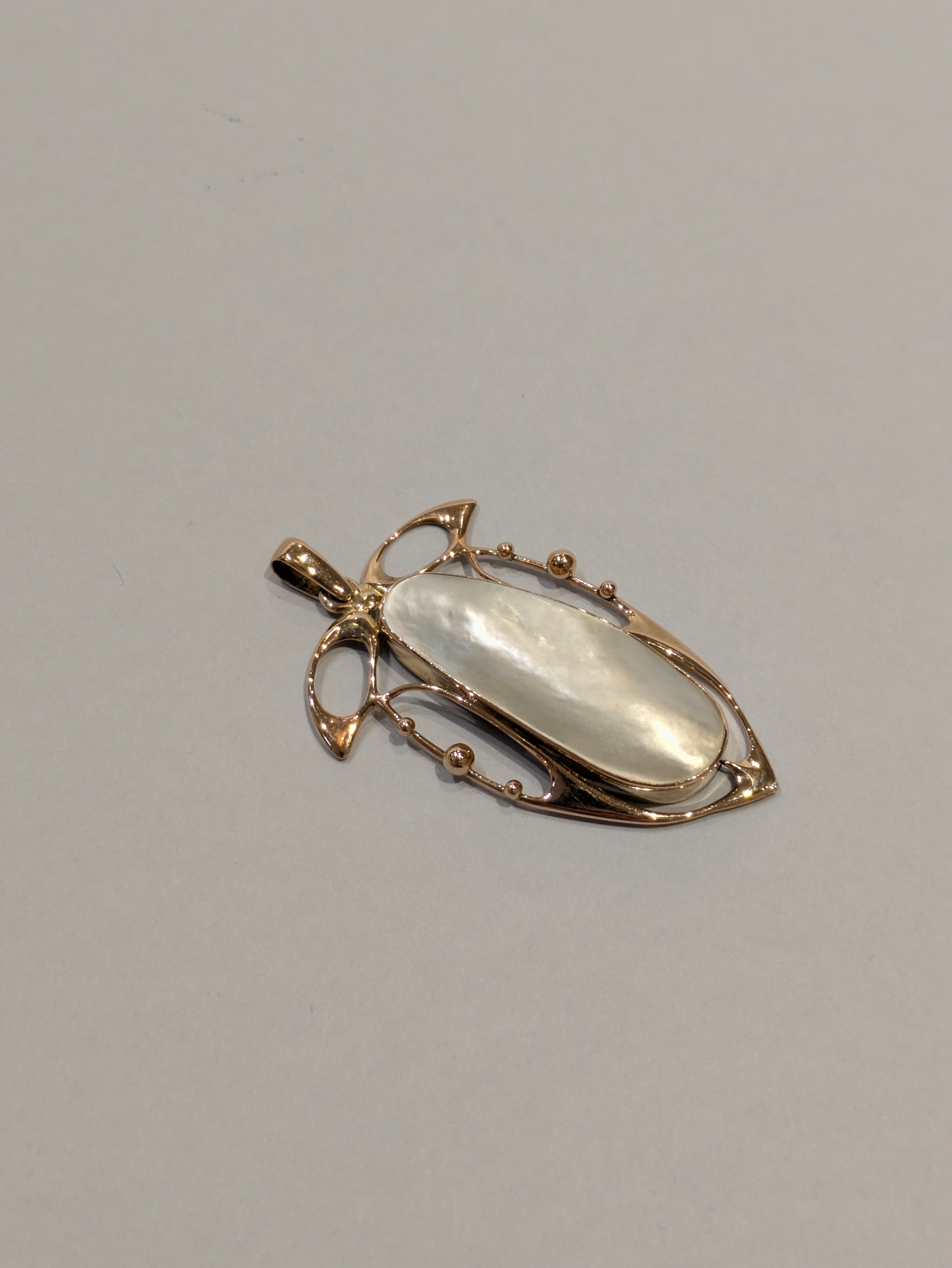 Art Nouveaux Pearl Pendant