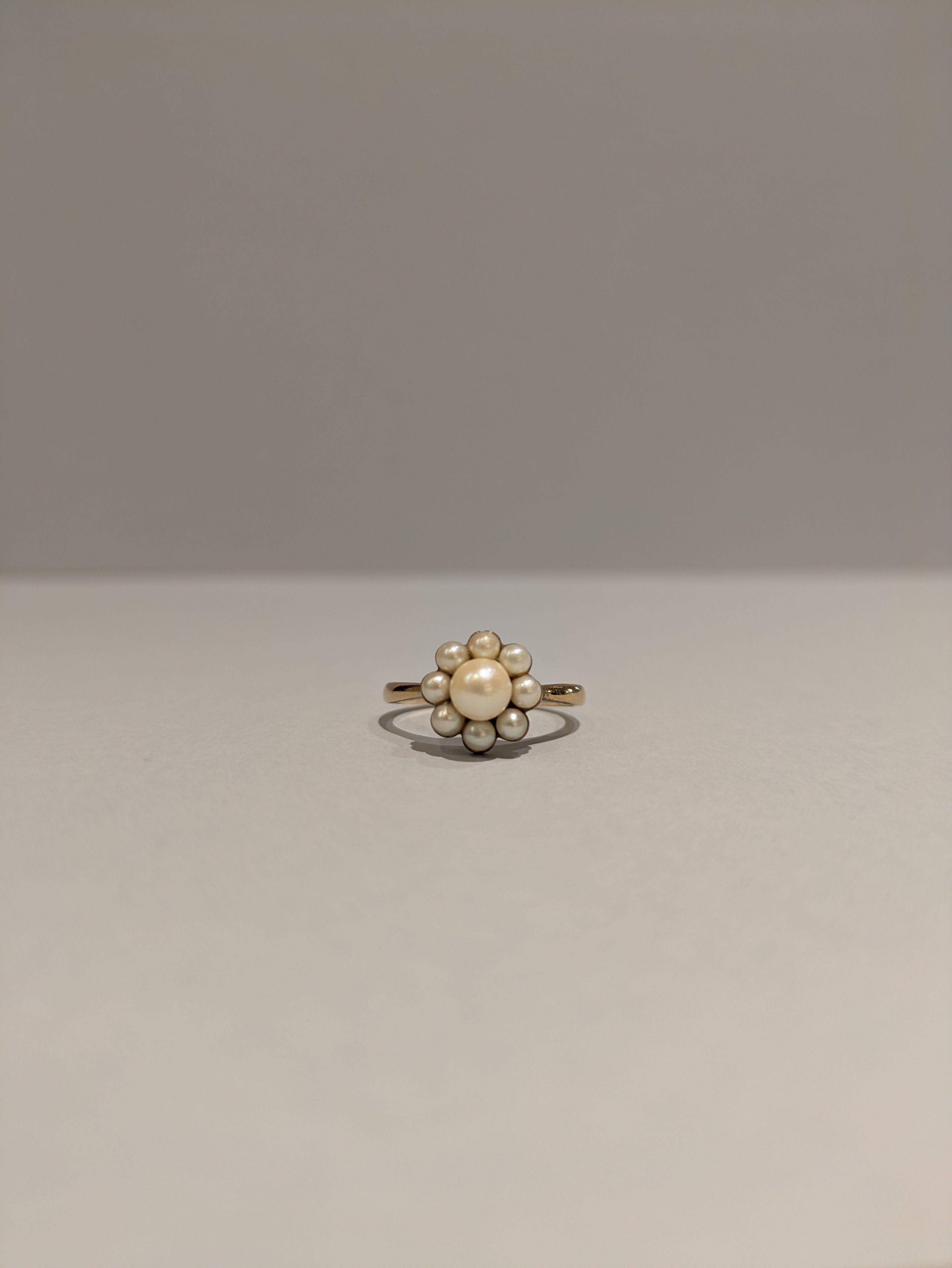 Pearl Cluster Ring