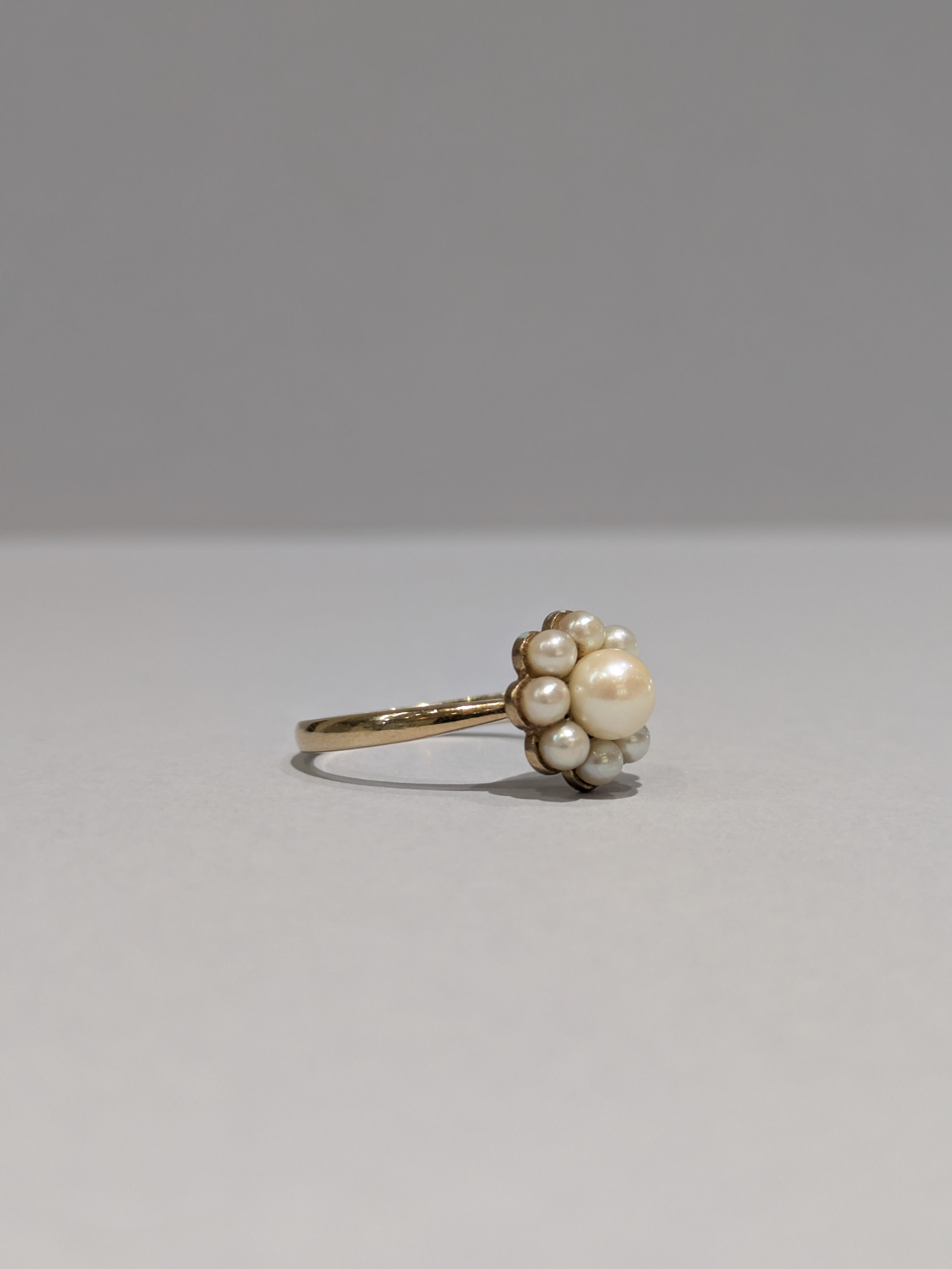 Pearl Cluster Ring