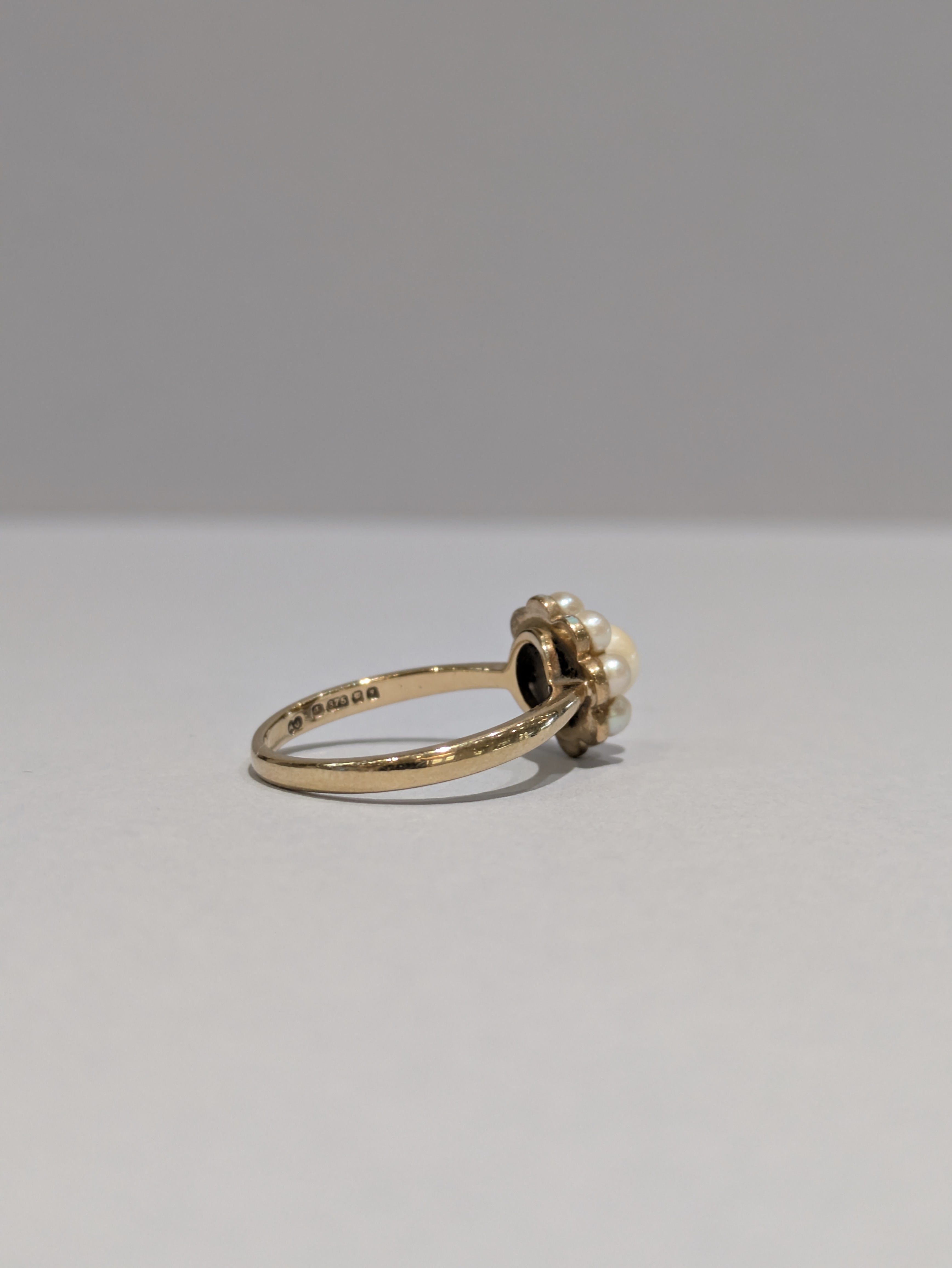 Pearl Cluster Ring