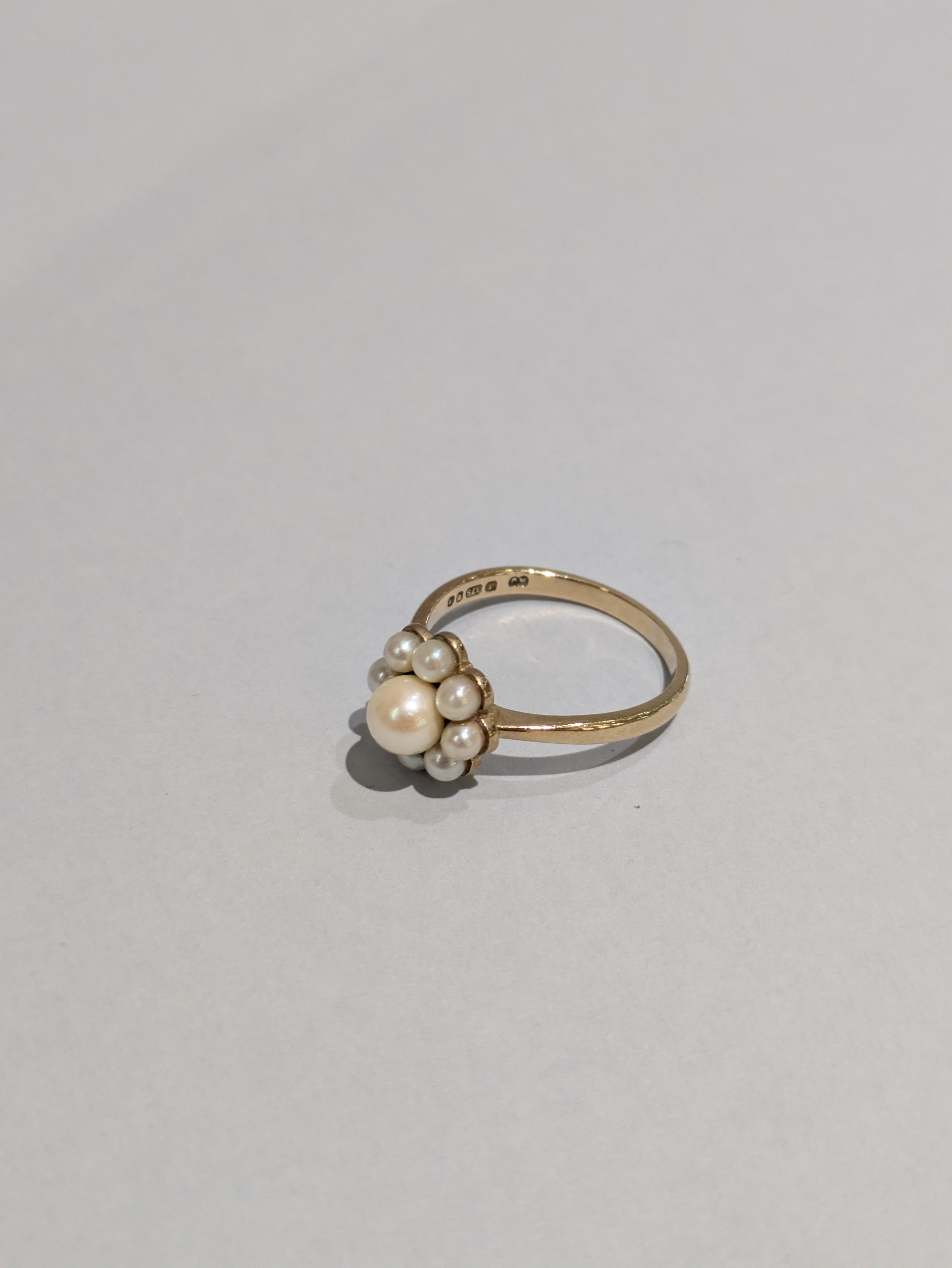 Pearl Cluster Ring