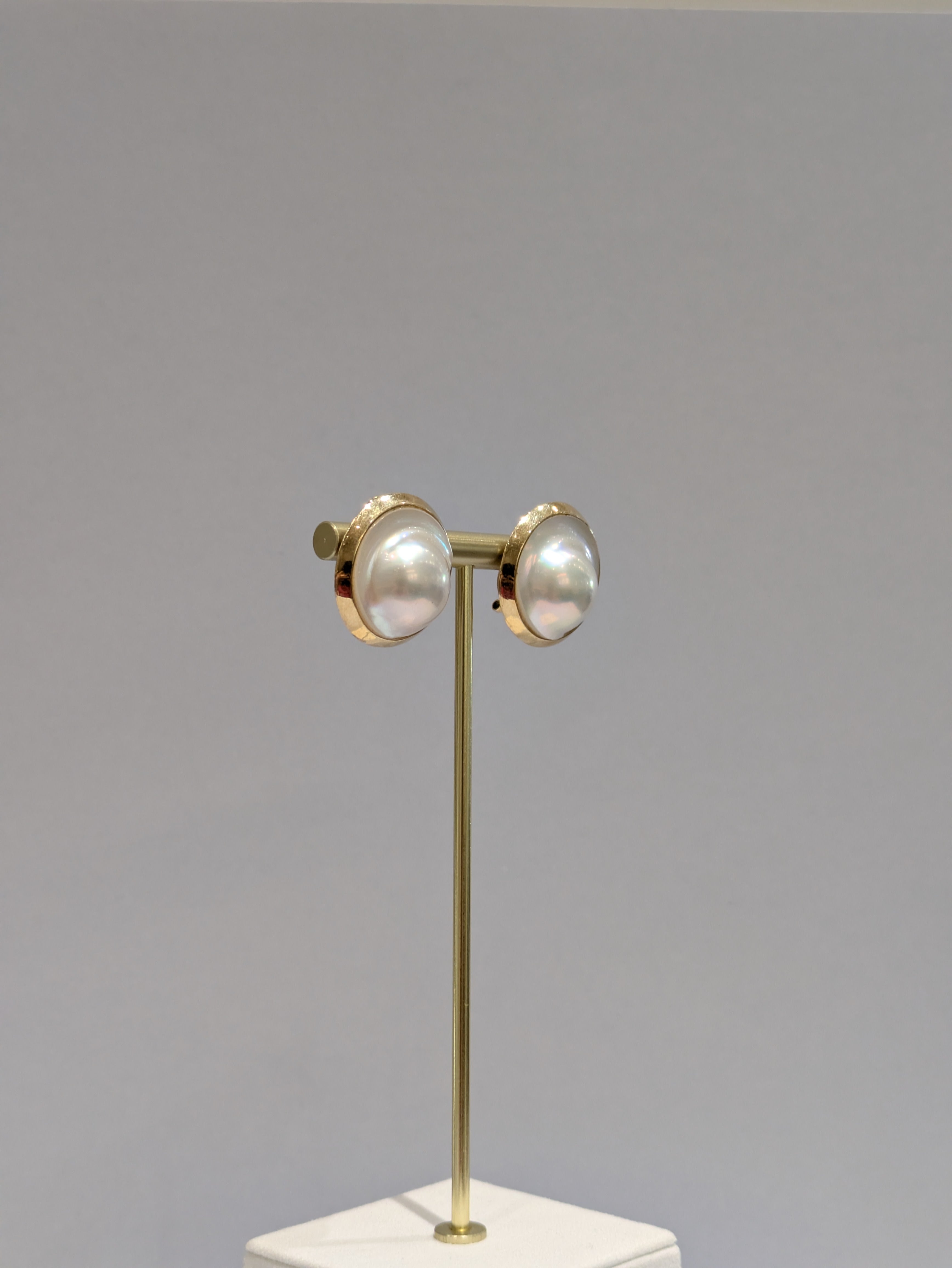 Mabe Pearl Earrings