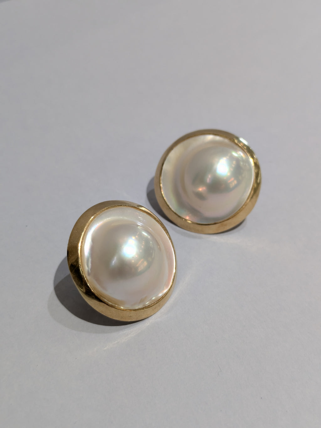 Mabe Pearl Earrings
