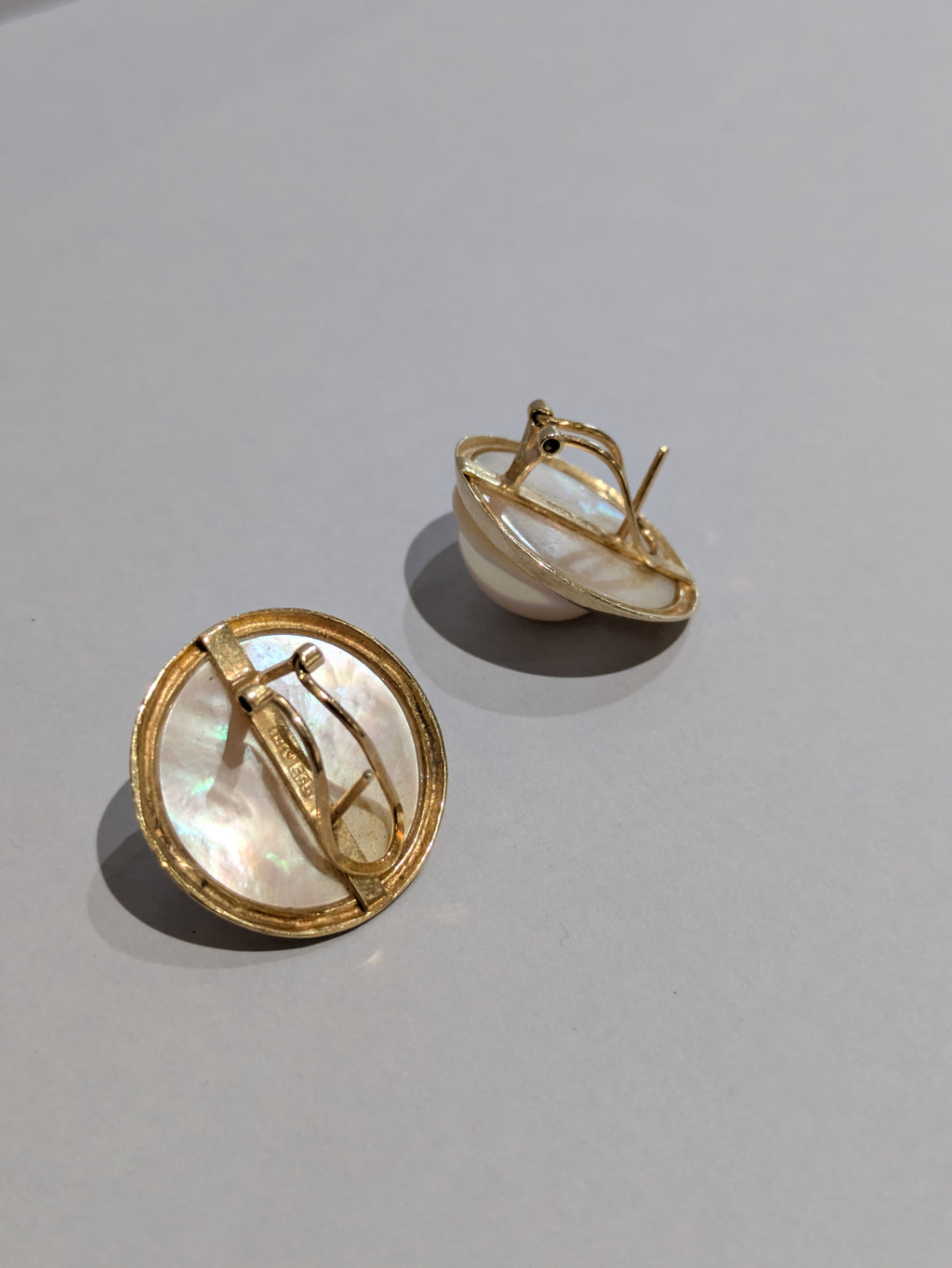 Mabe Pearl Earrings