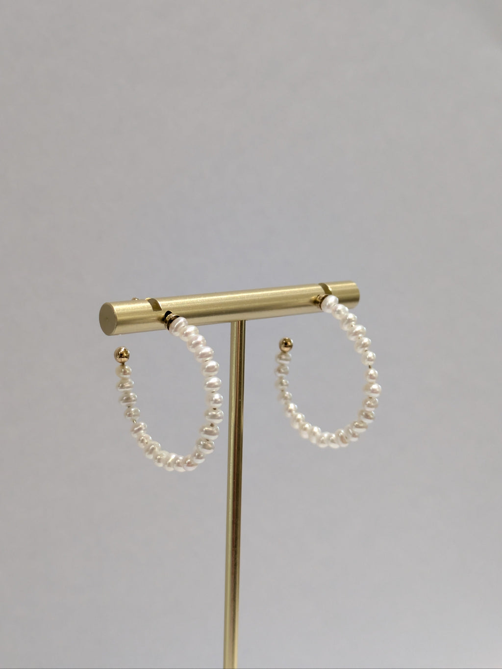 Freshwater Pearl Hoops