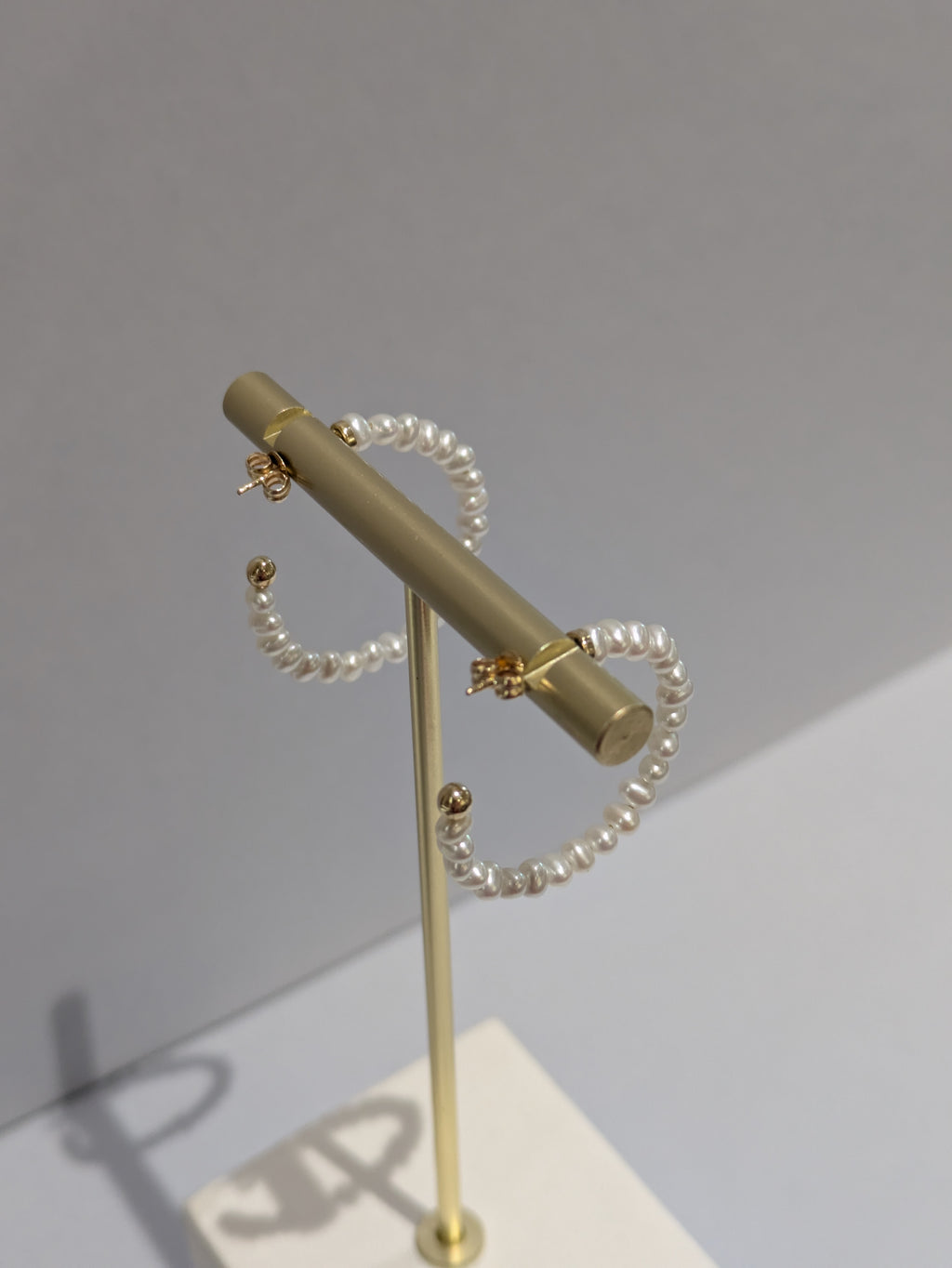 Freshwater Pearl Hoops