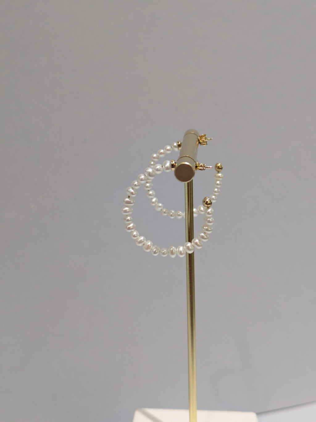 Freshwater Pearl Hoops