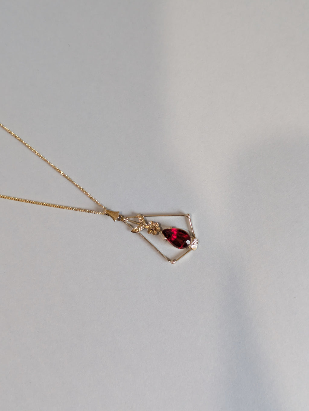 Ruby Colour Pendant
