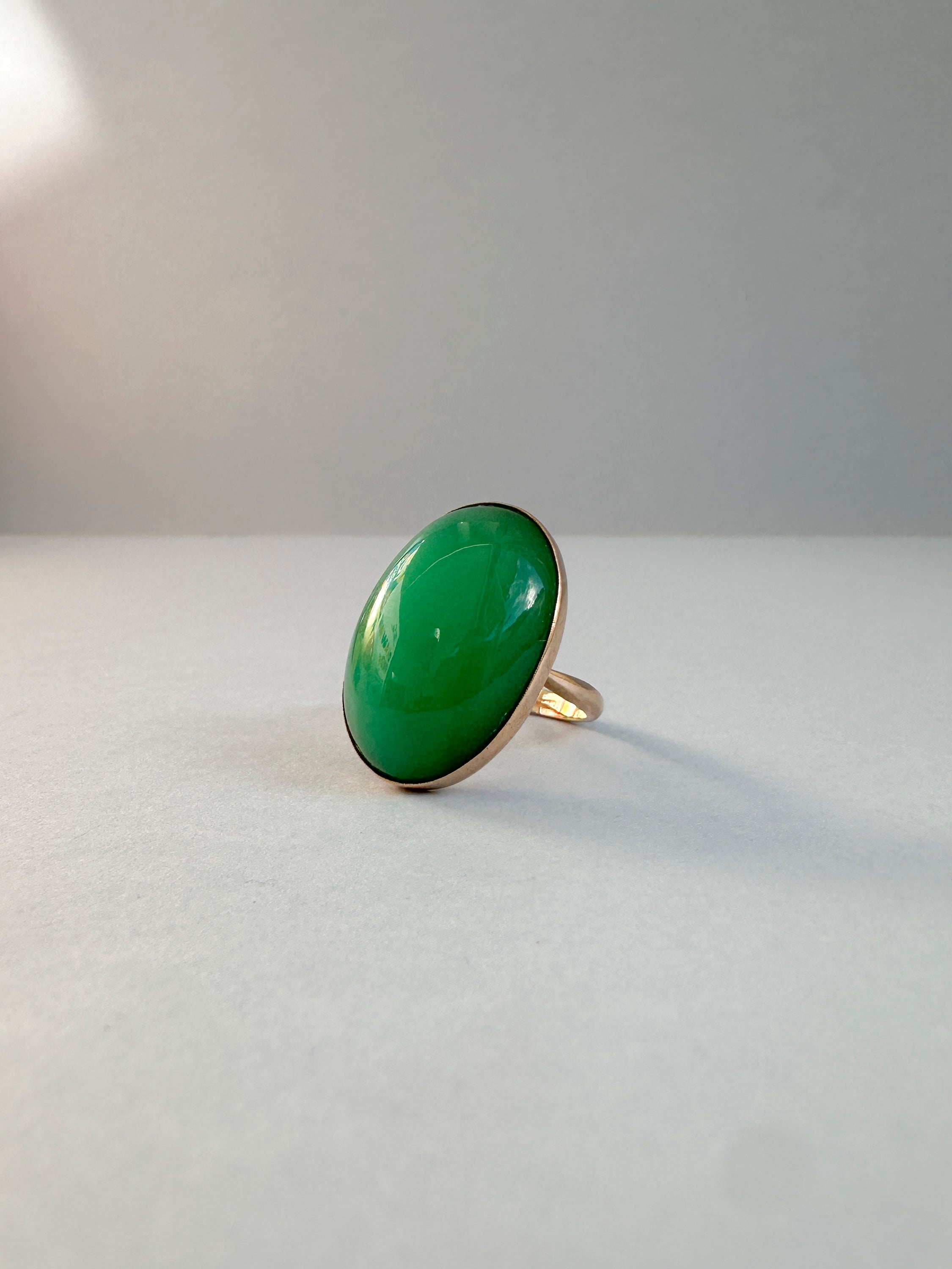 Australian Chrysoprase Ring