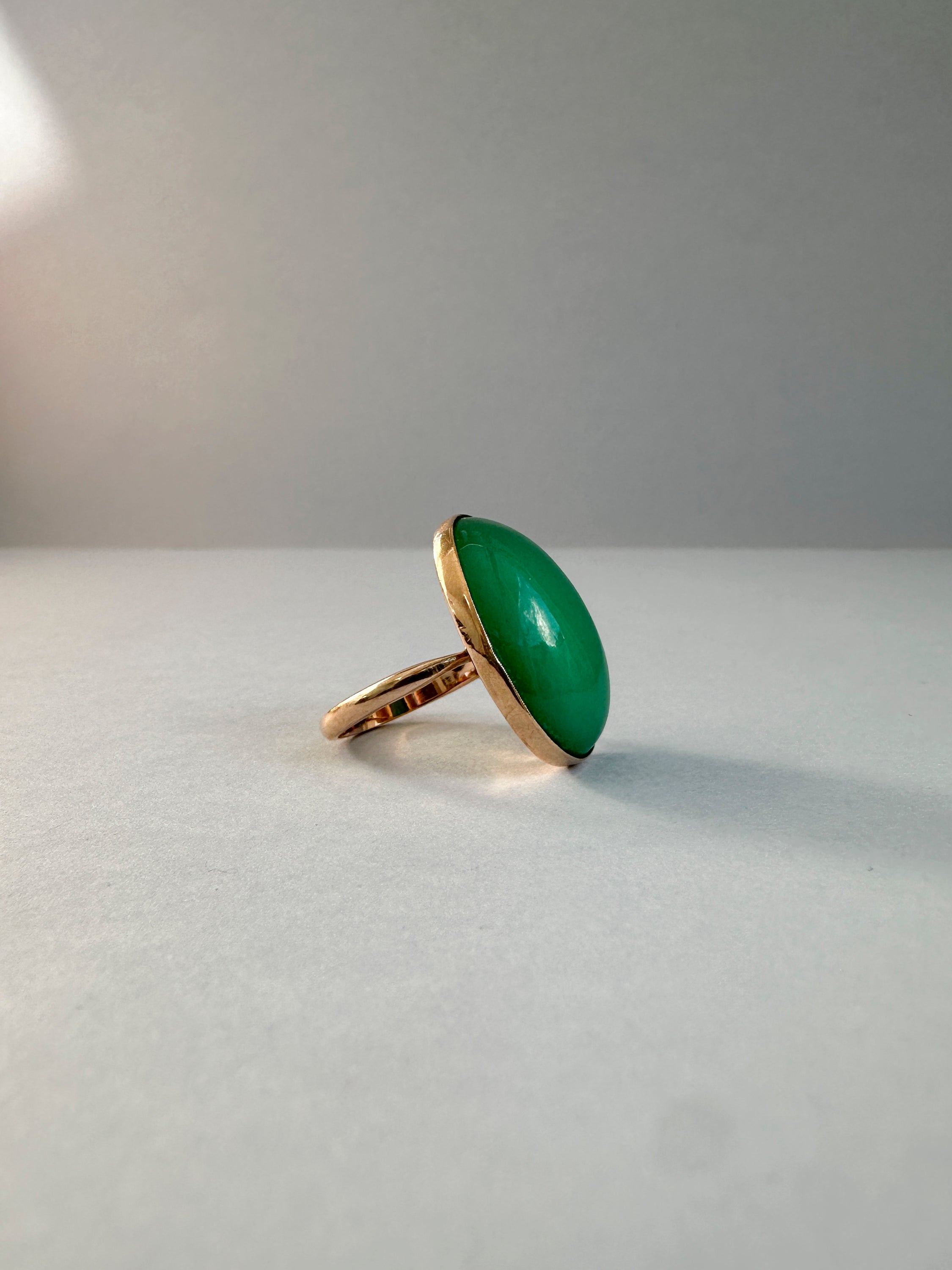 Australian Chrysoprase Ring