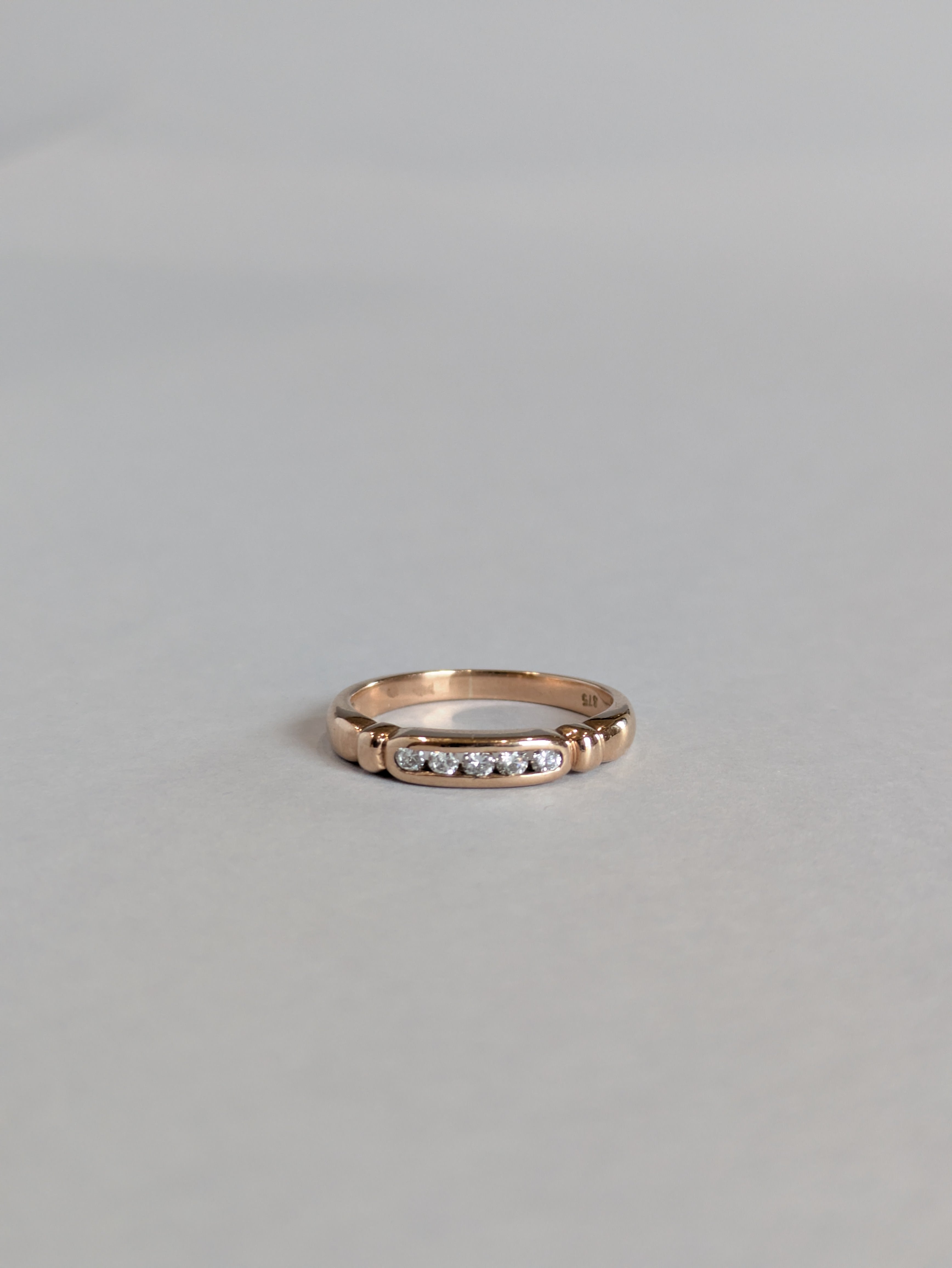 Rose Gold Diamond Band