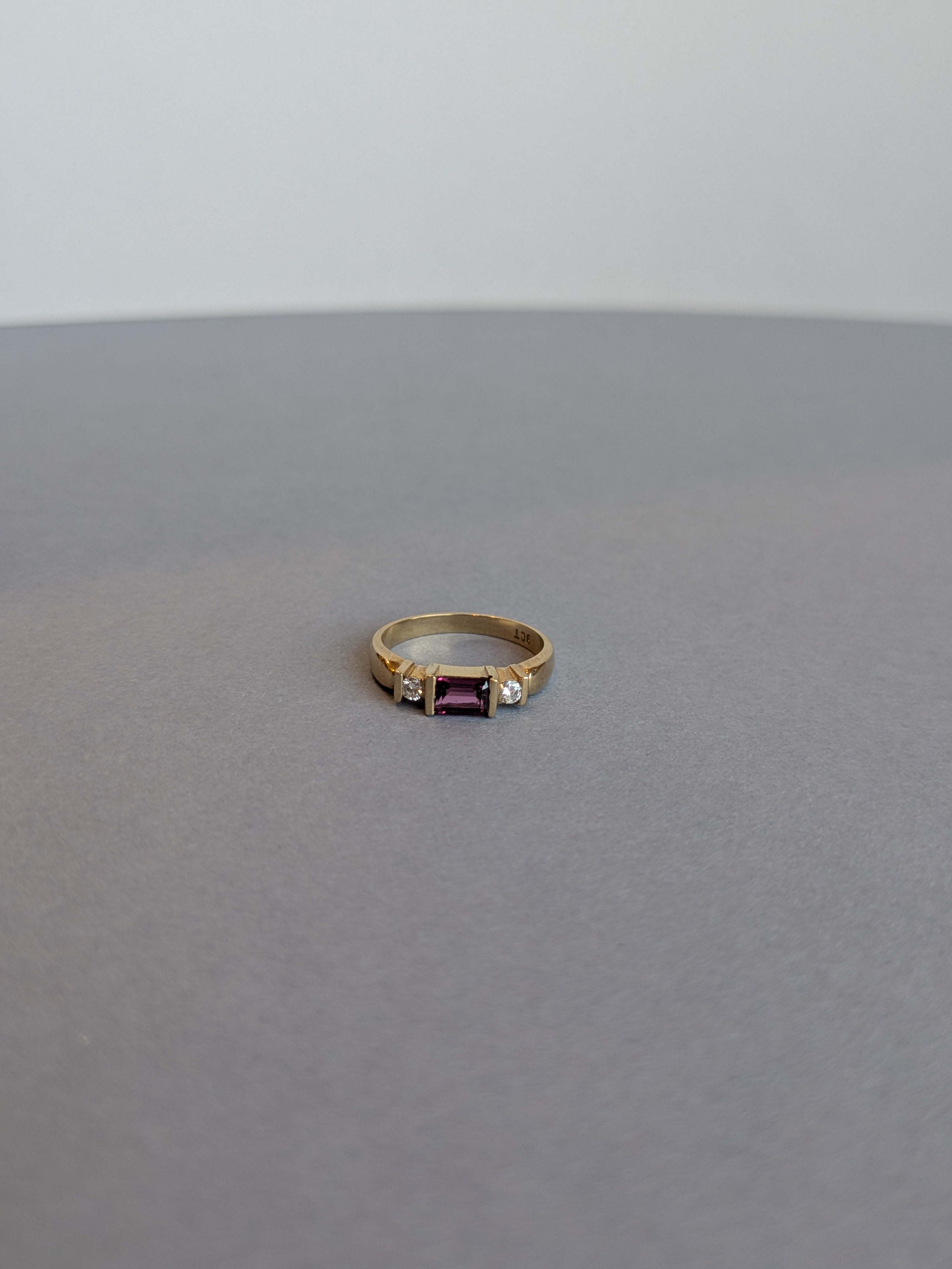Tourmaline and Diamond Ring