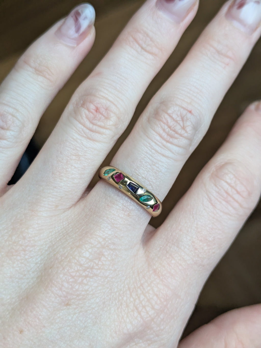 Ruby, Emerald, Sapphire, Ring