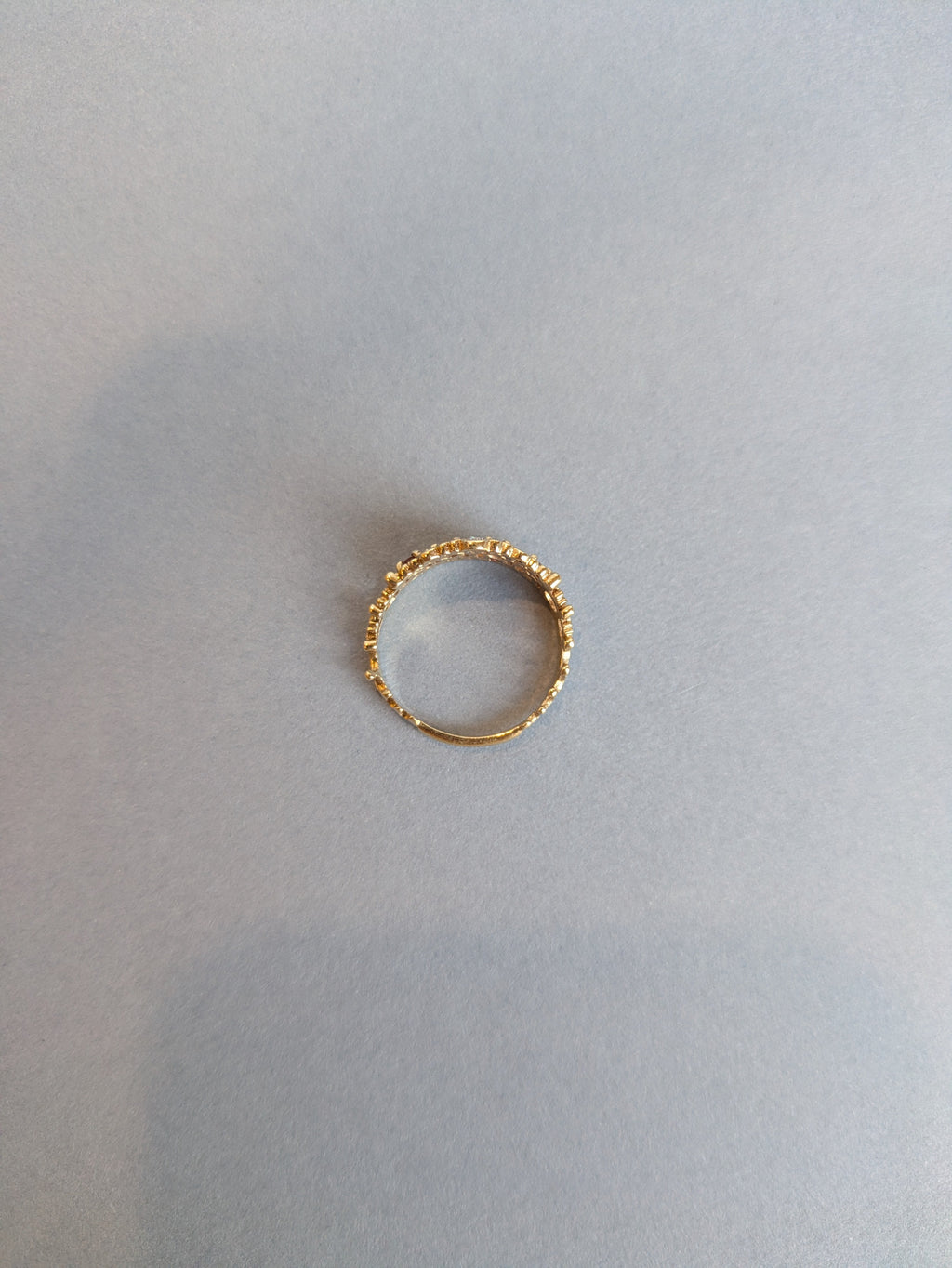 Garnet and Diamond Tiara Ring