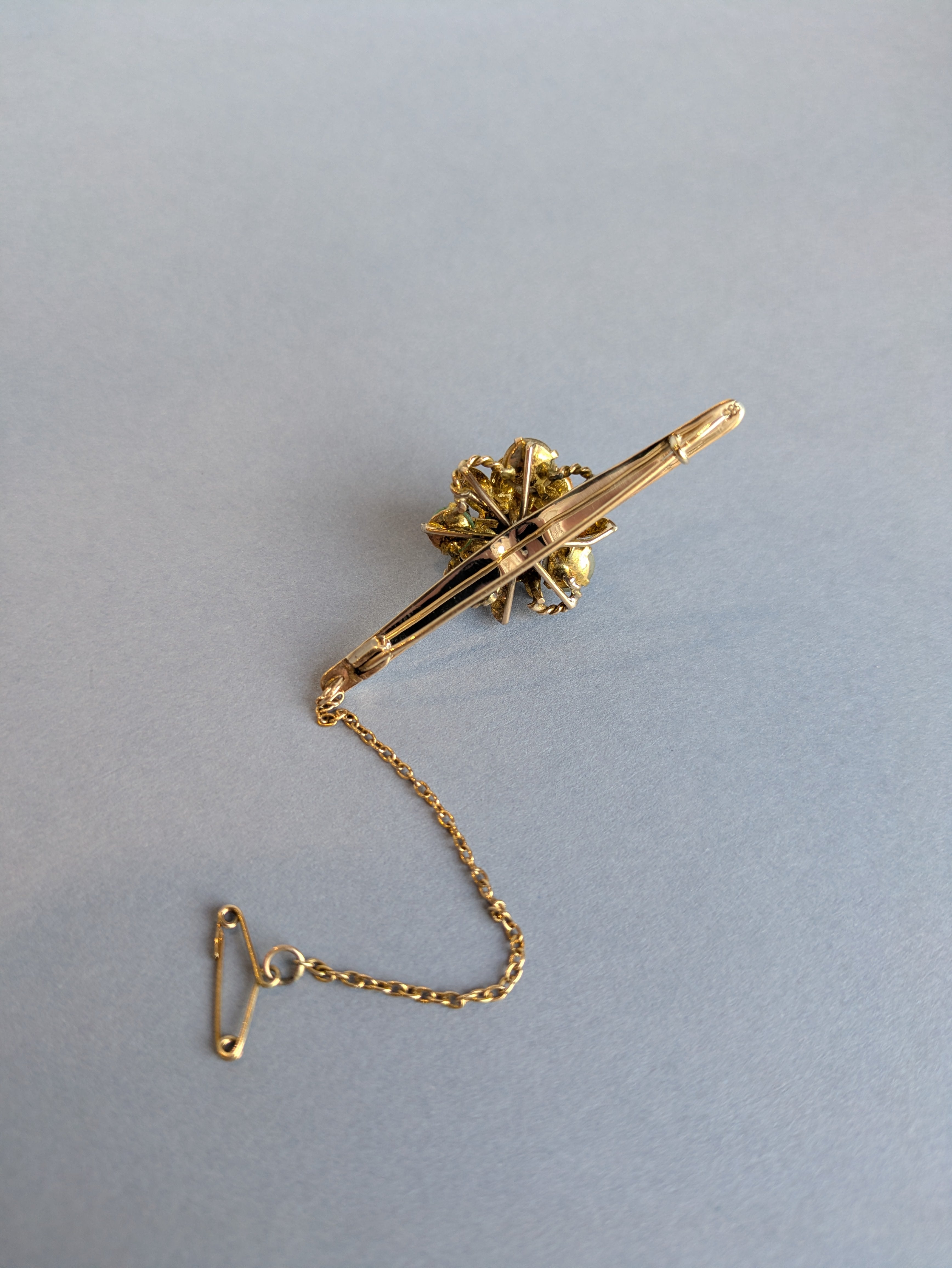 Jade Bar Brooch
