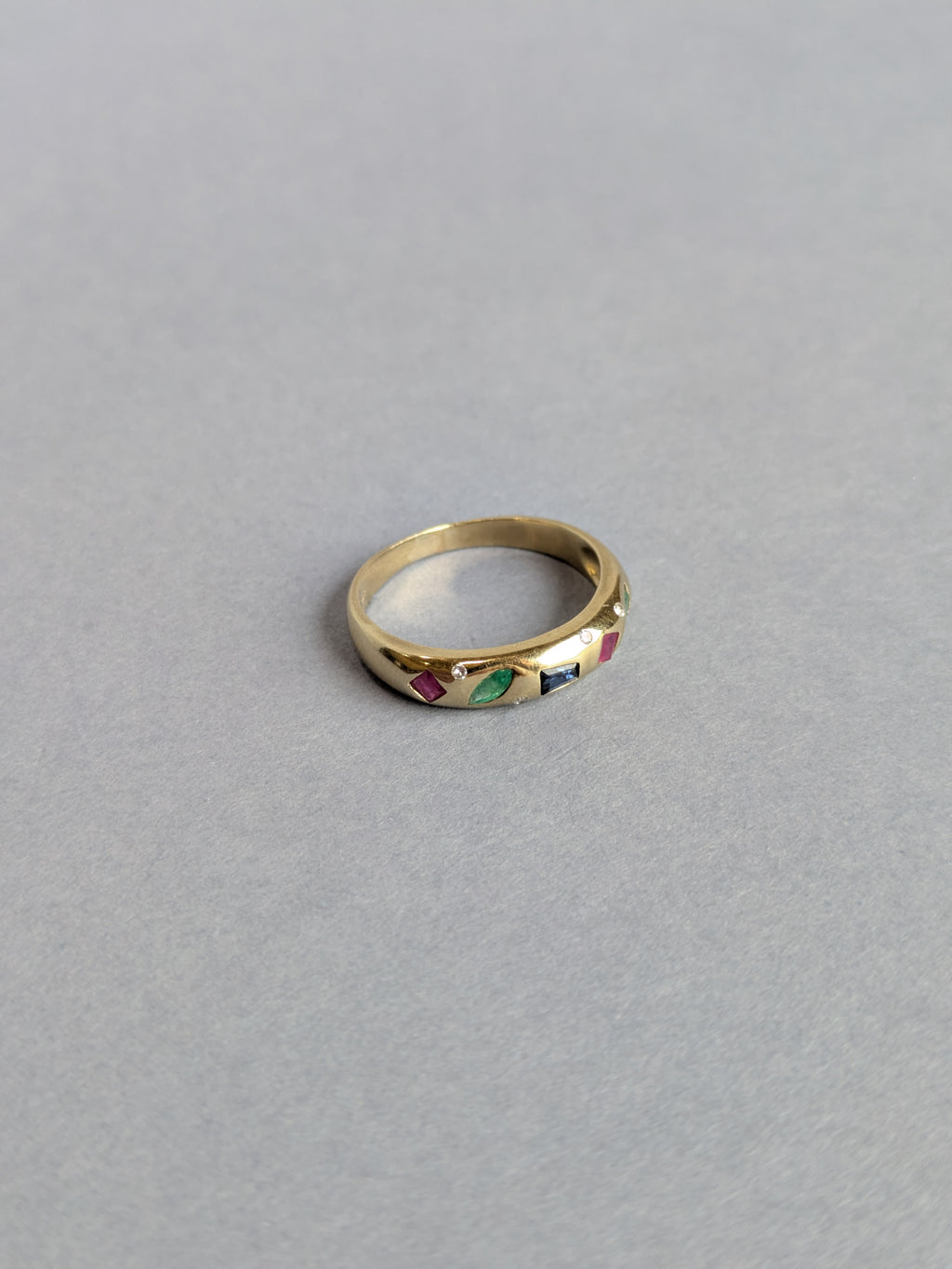 Ruby, Emerald, Sapphire, Ring