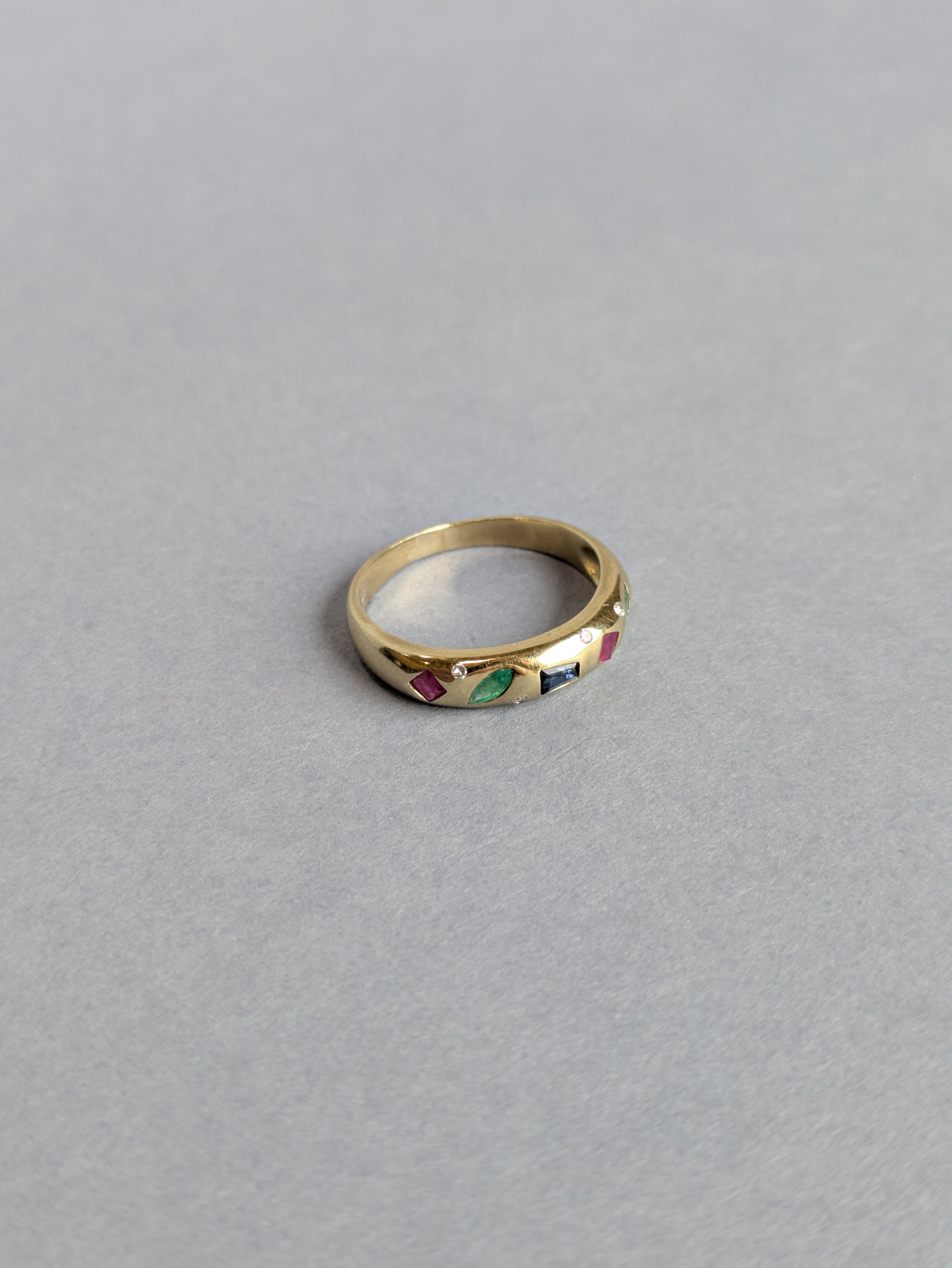 Ruby, Emerald, Sapphire, Ring