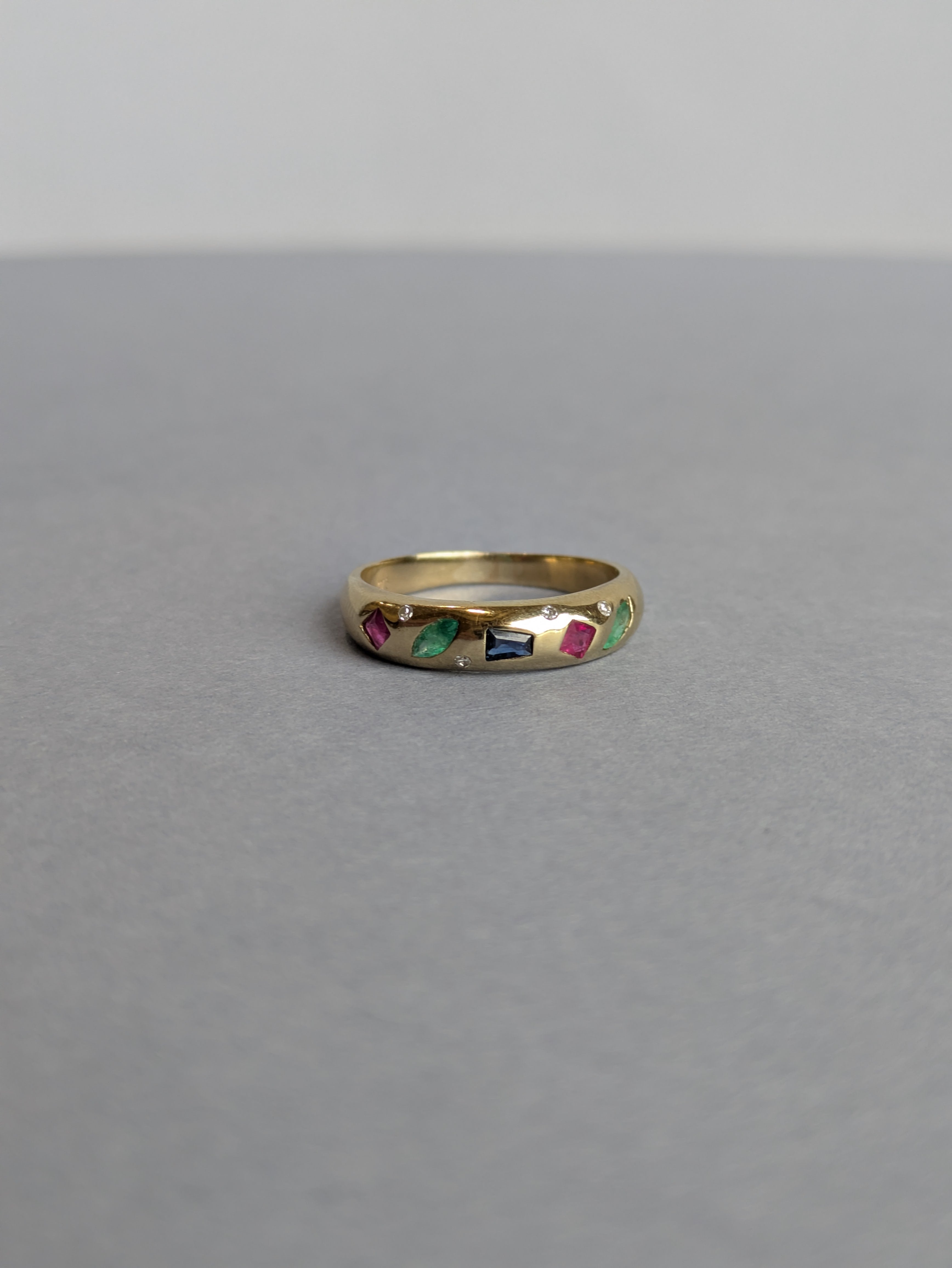 Ruby, Emerald, Sapphire, Ring