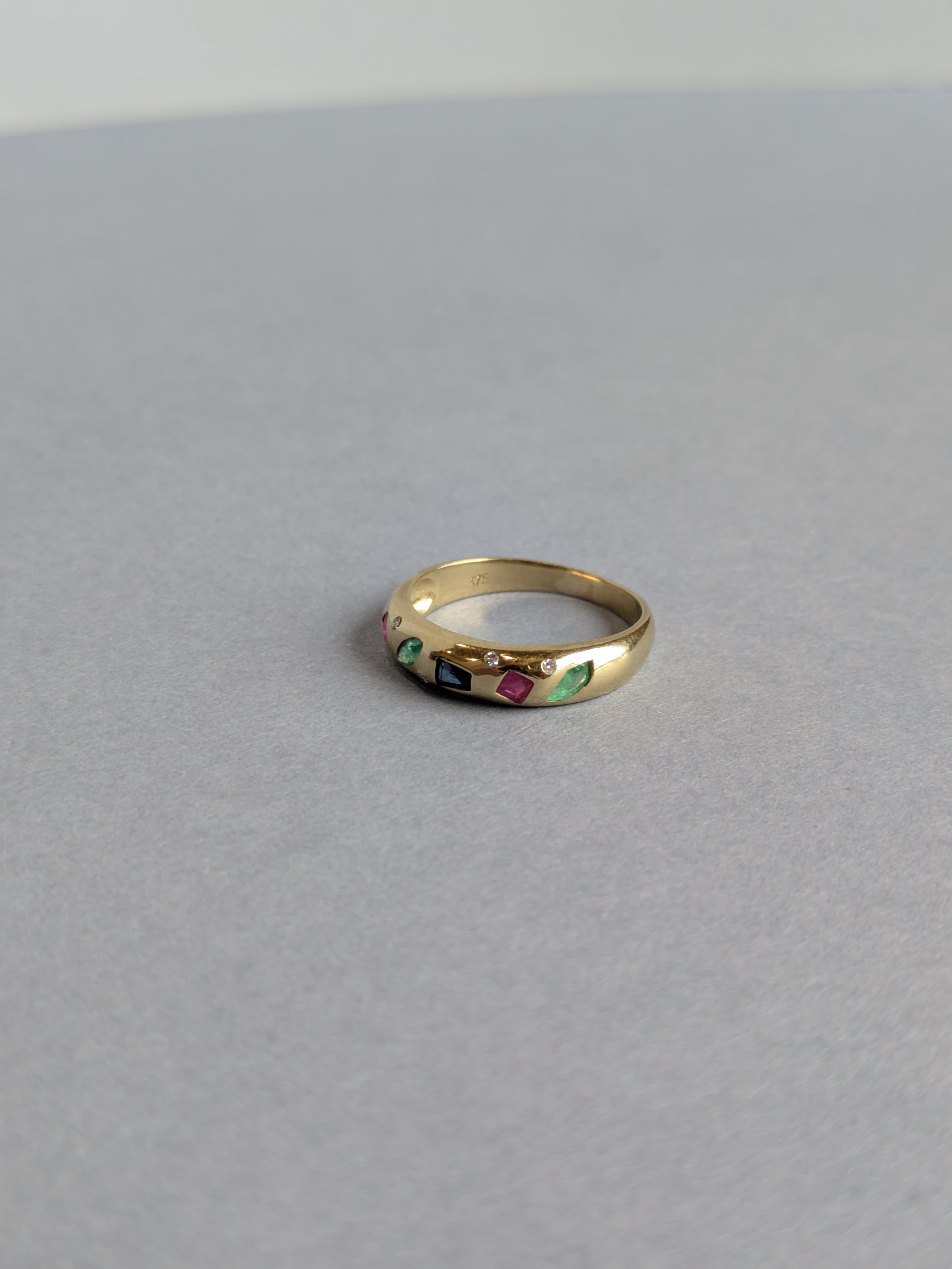 Ruby, Emerald, Sapphire, Ring