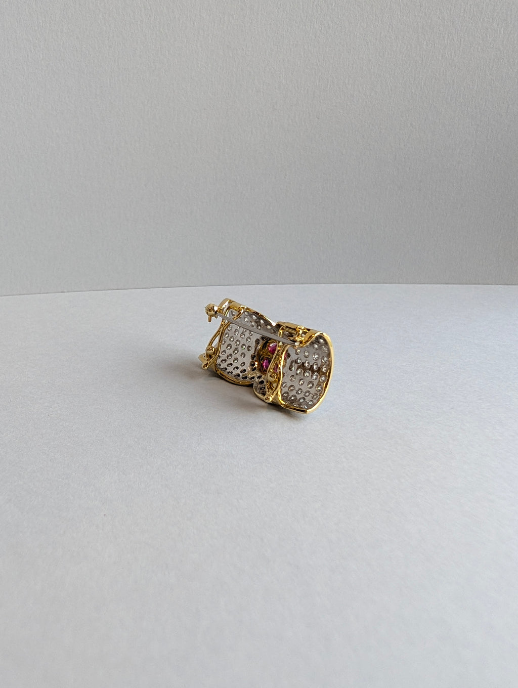 18ct Ruby and Diamond Brooch