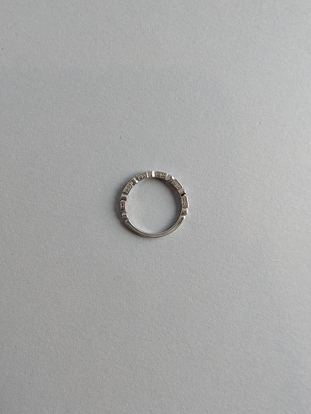 White Gold and Ruby Ring