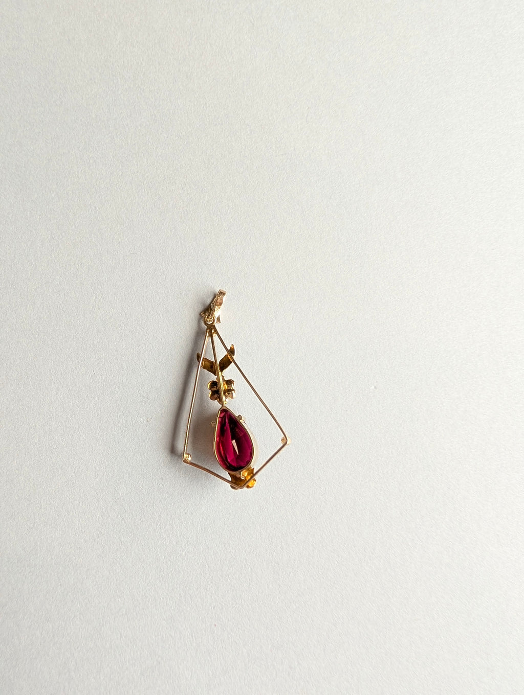 Ruby Colour Pendant