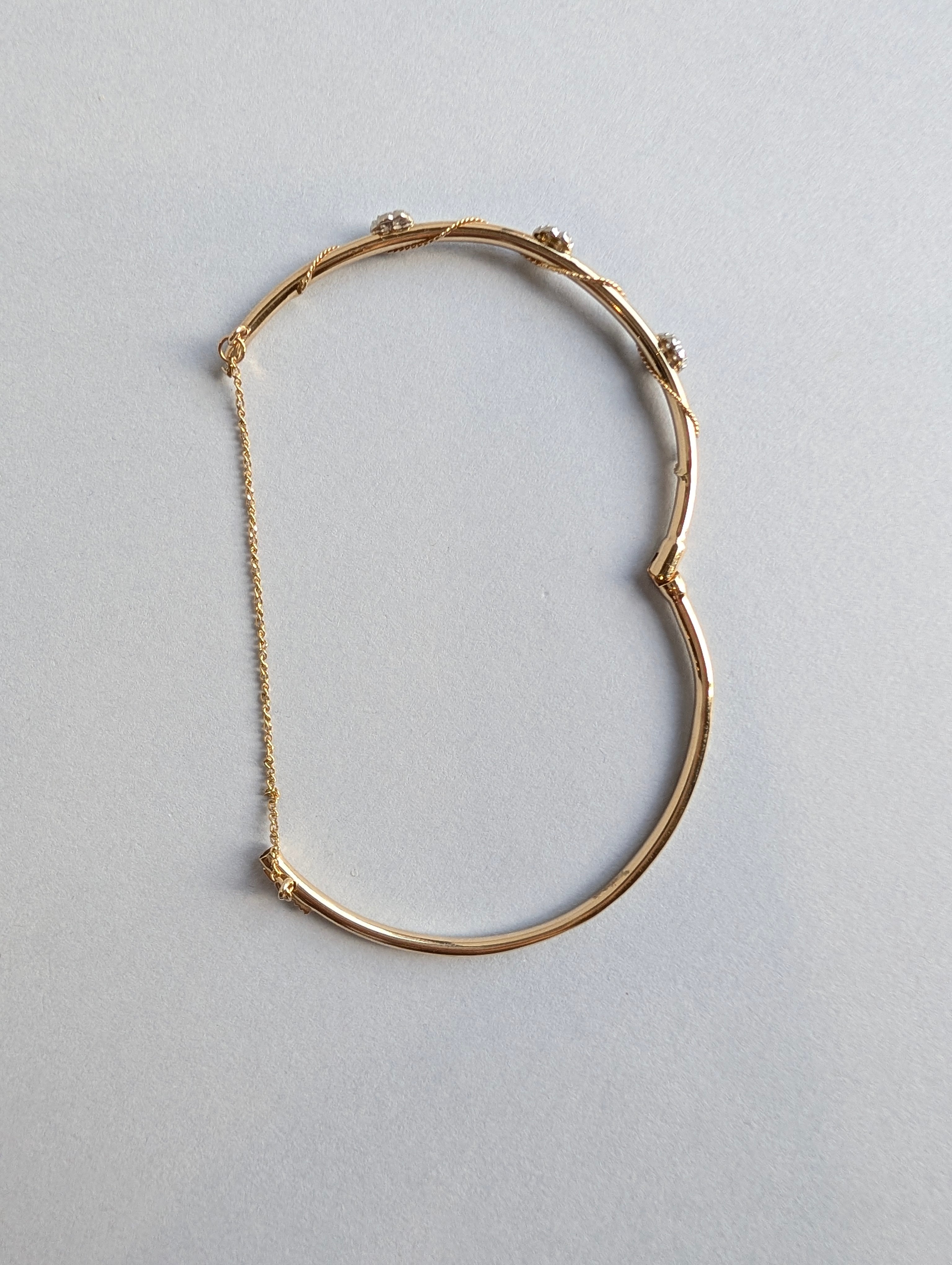 Ruby and Diamond Bangle