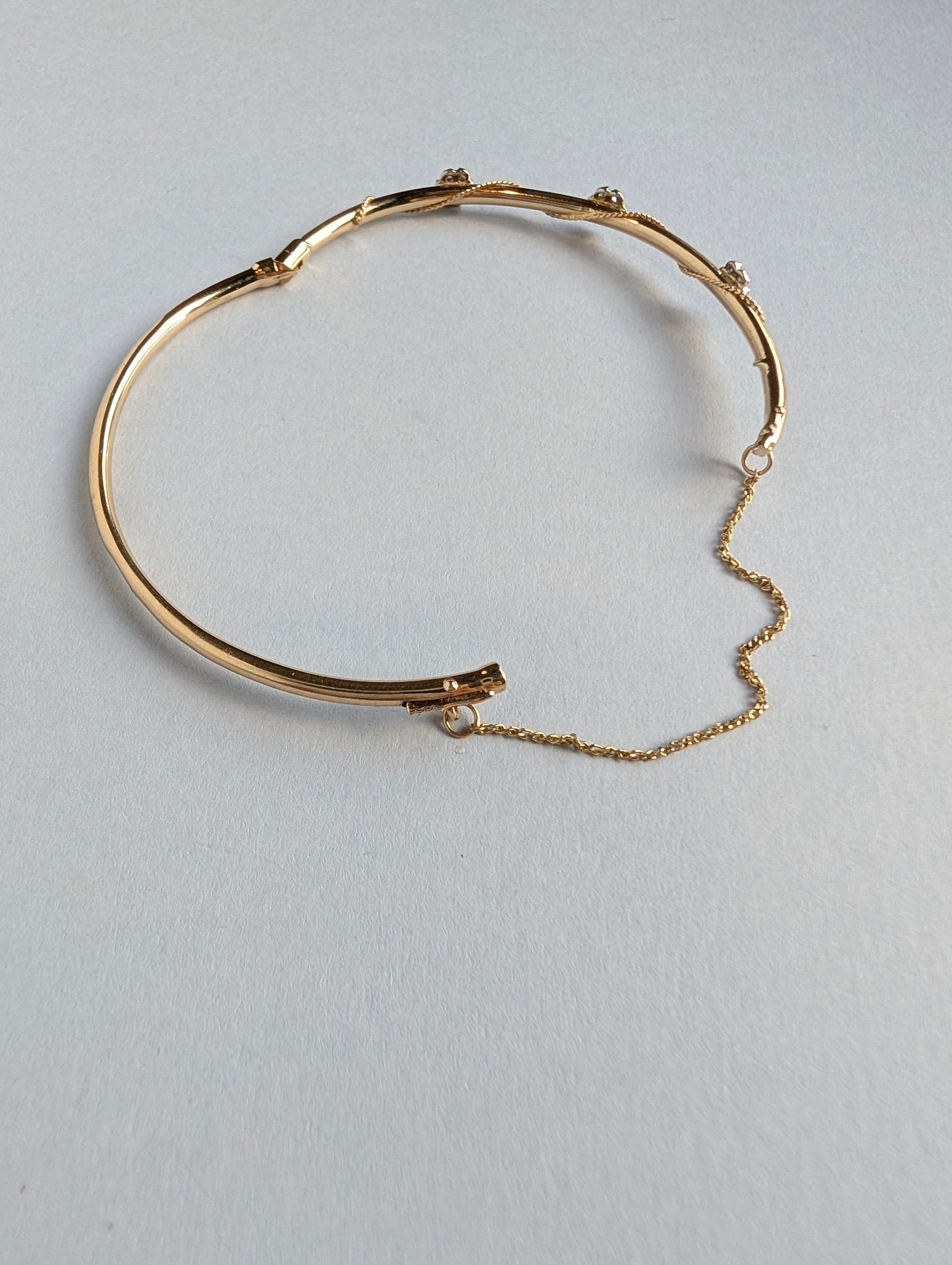 Ruby and Diamond Bangle
