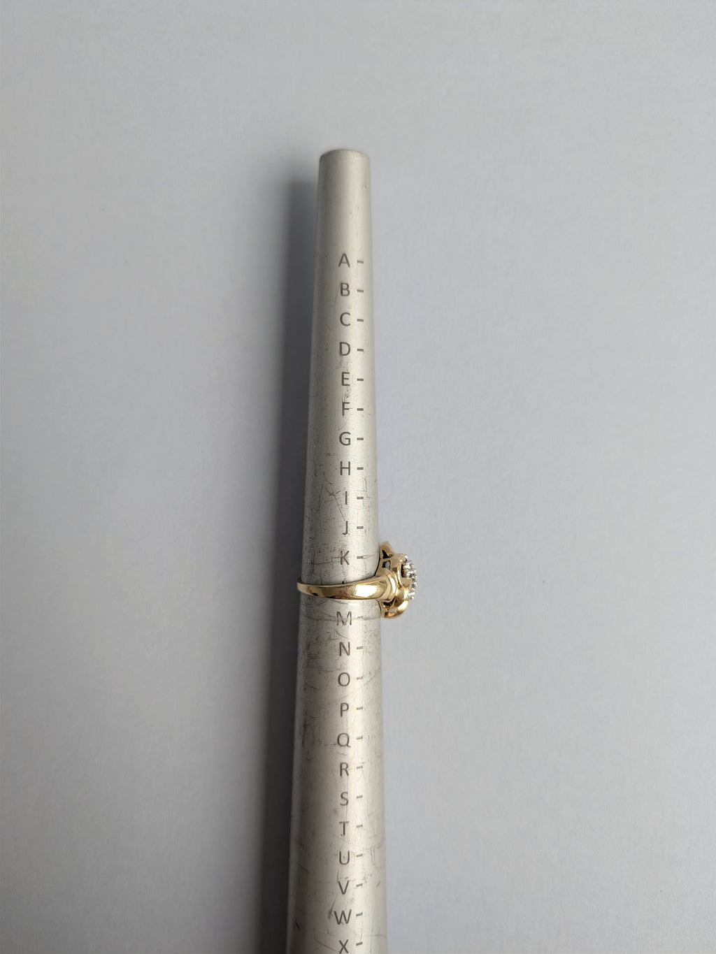 Diamond Chunky Gold Flower Ring