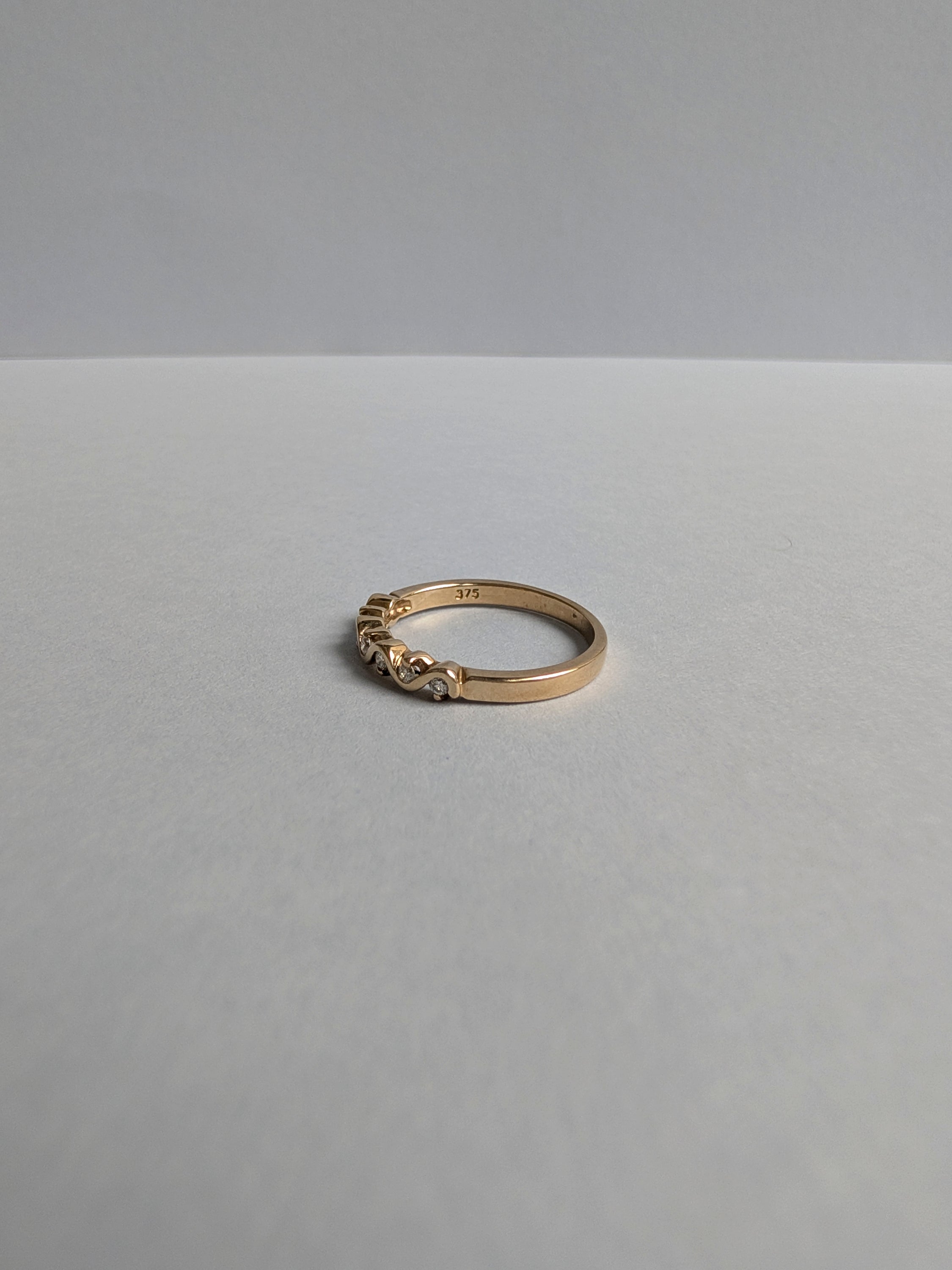 Diamond Wave Ring