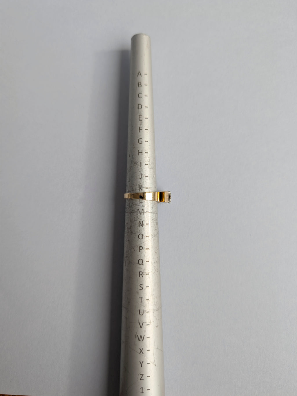 18ct Diamond Retro T-Bar Ring