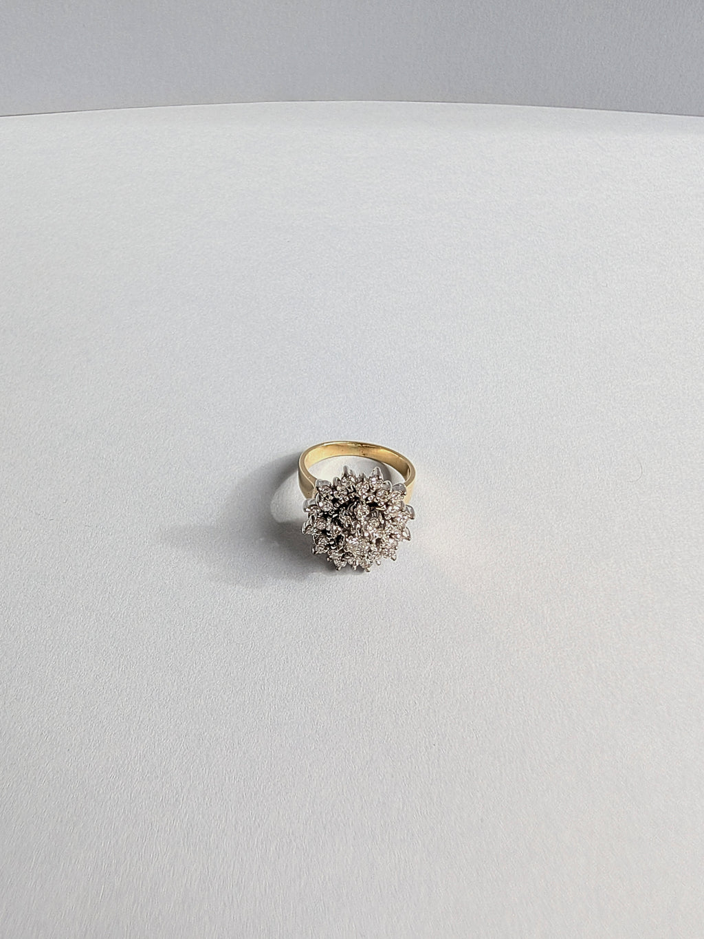 18ct Mid-century Diamond Cocktail Ring