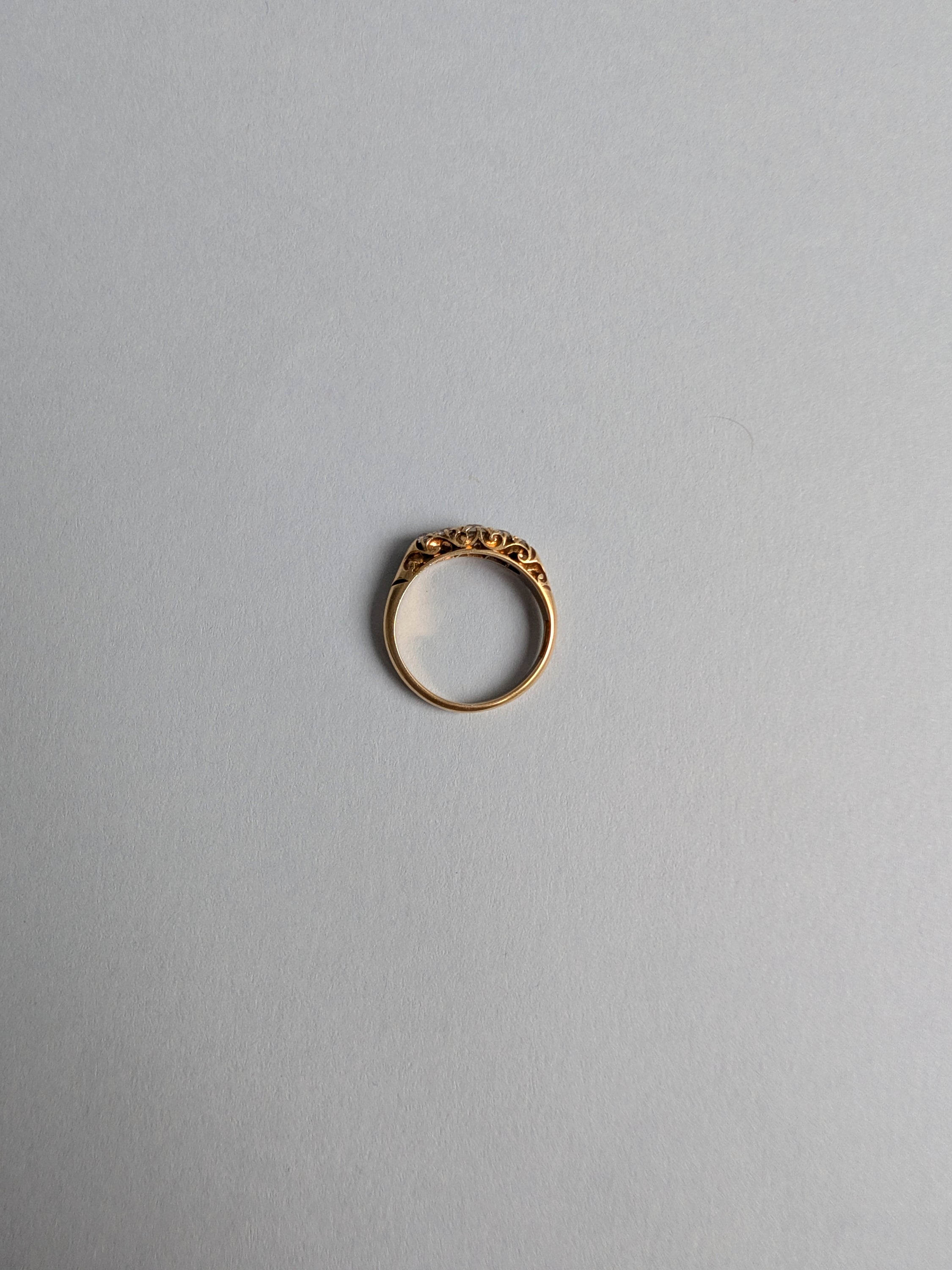18ct Diamond Bridge Ring