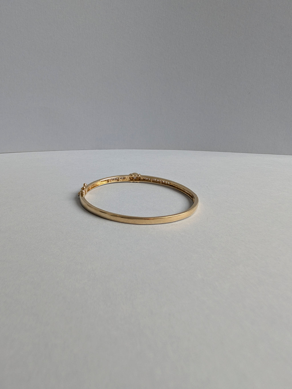 Diamond Hinged Bangle