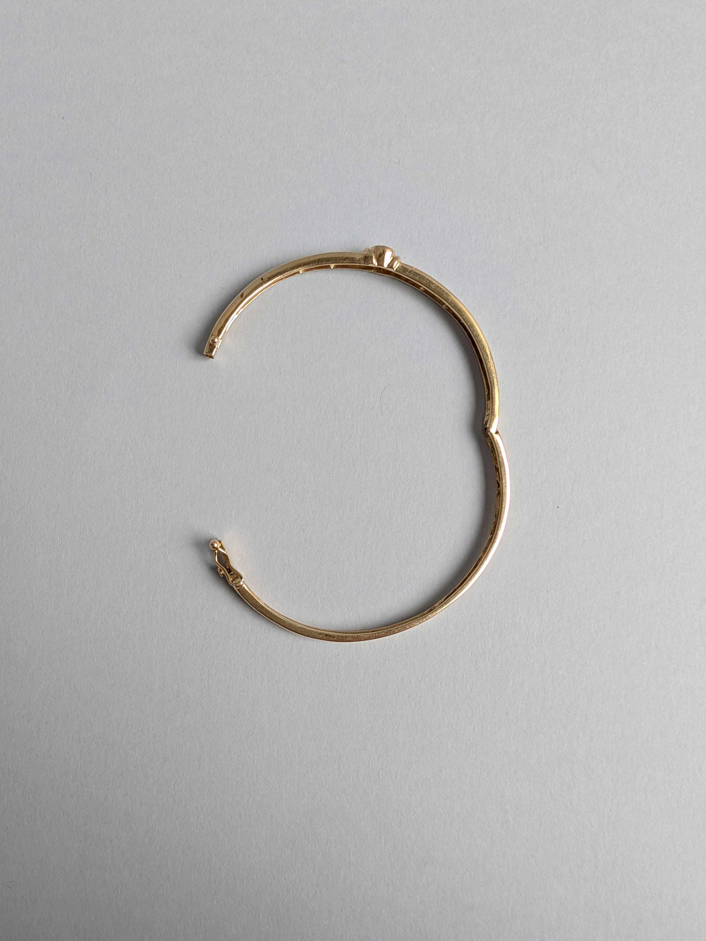 Diamond Hinged Bangle