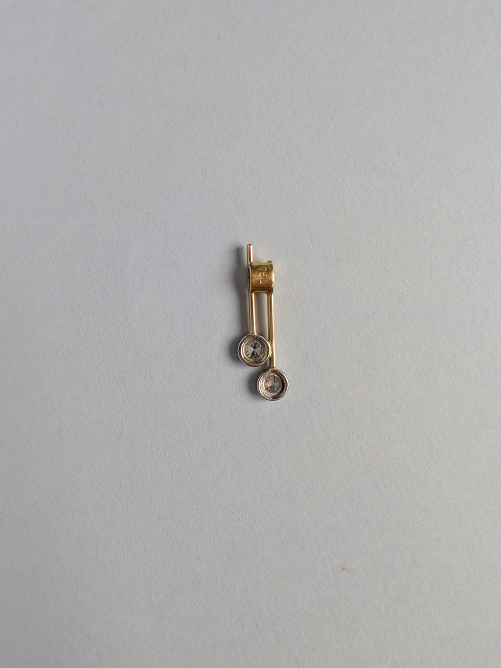 18ct Diamond Pendulum Pendant