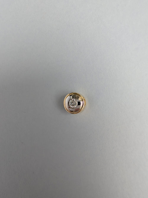 18ct Circular Diamond Pendant