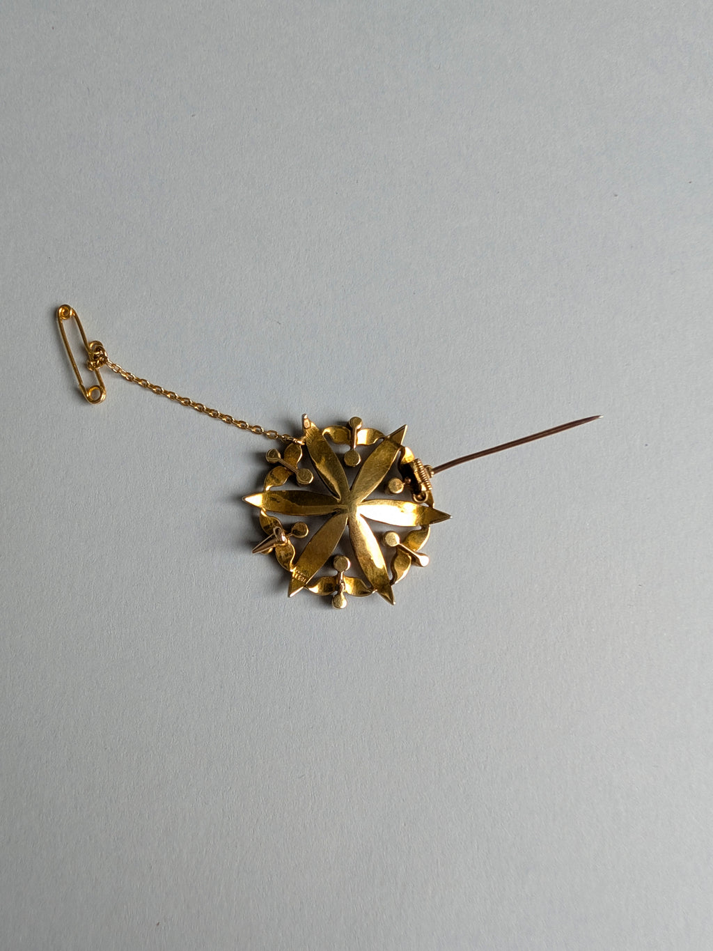 Victorian Seed Pearl Starburst