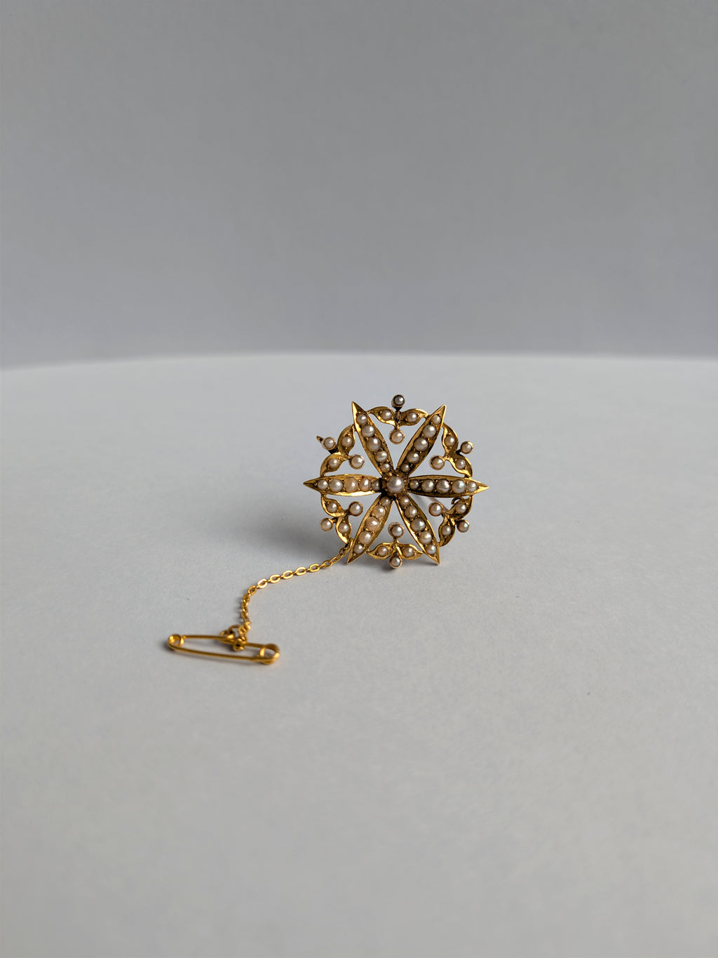 Victorian Seed Pearl Starburst